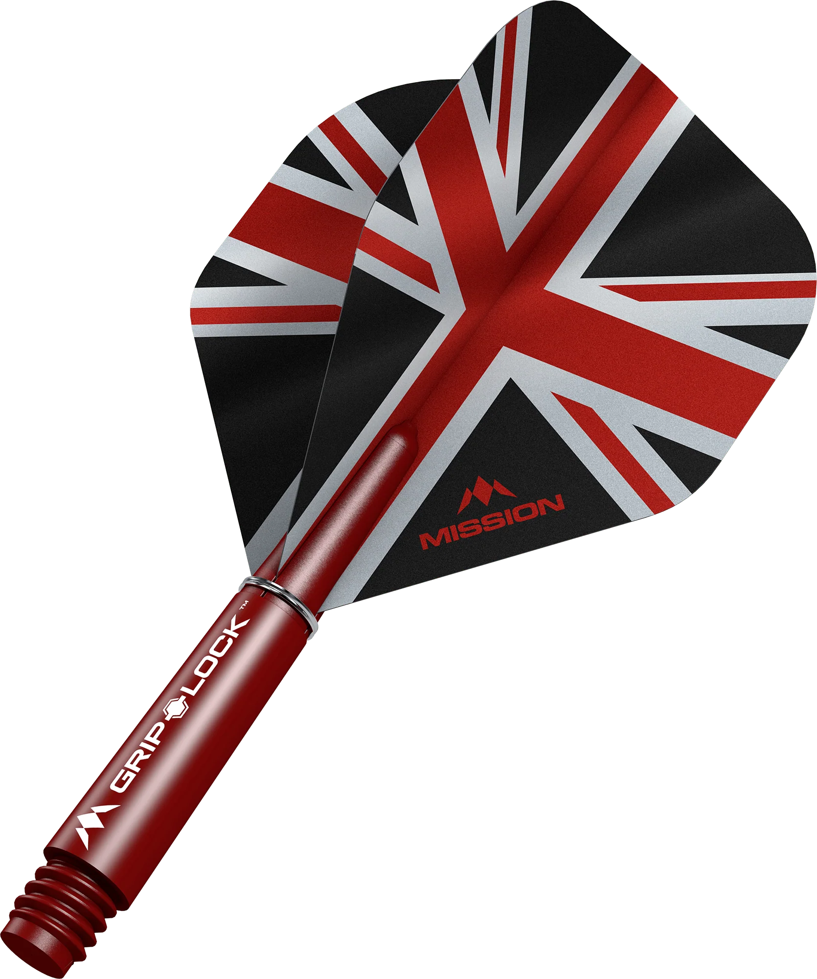 Mission Alliance Black No2 Dart Flights Combo With Griplock Shafts - Image 8