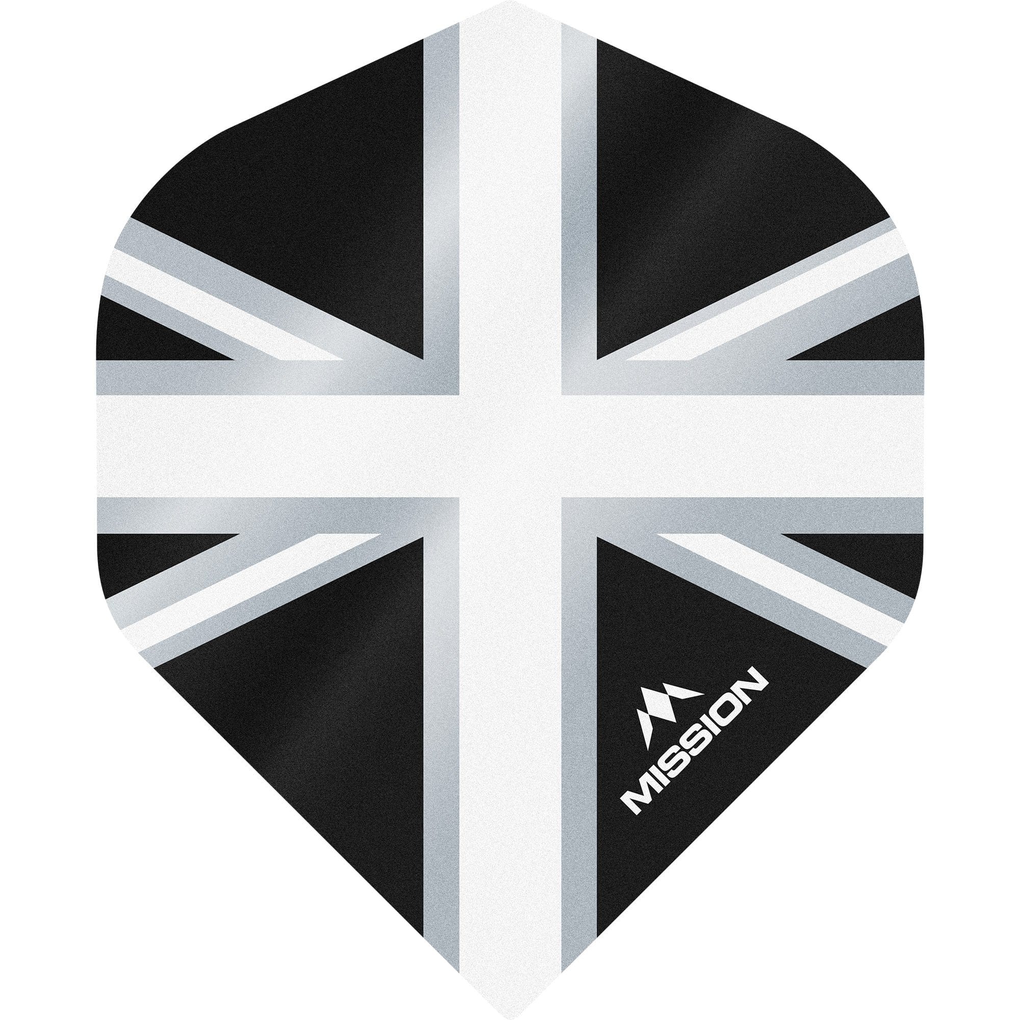 *Mission Alliance Union Jack Dart Flights - No2 - Std - Black - Image 9