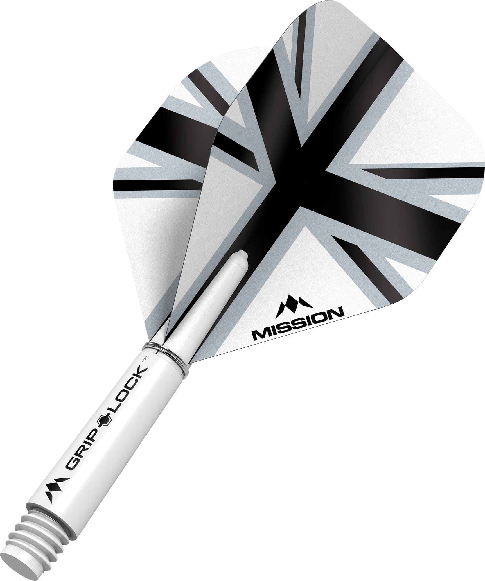 Mission Alliance White Dart Flights Combo With Griplock Shafts - Image 2