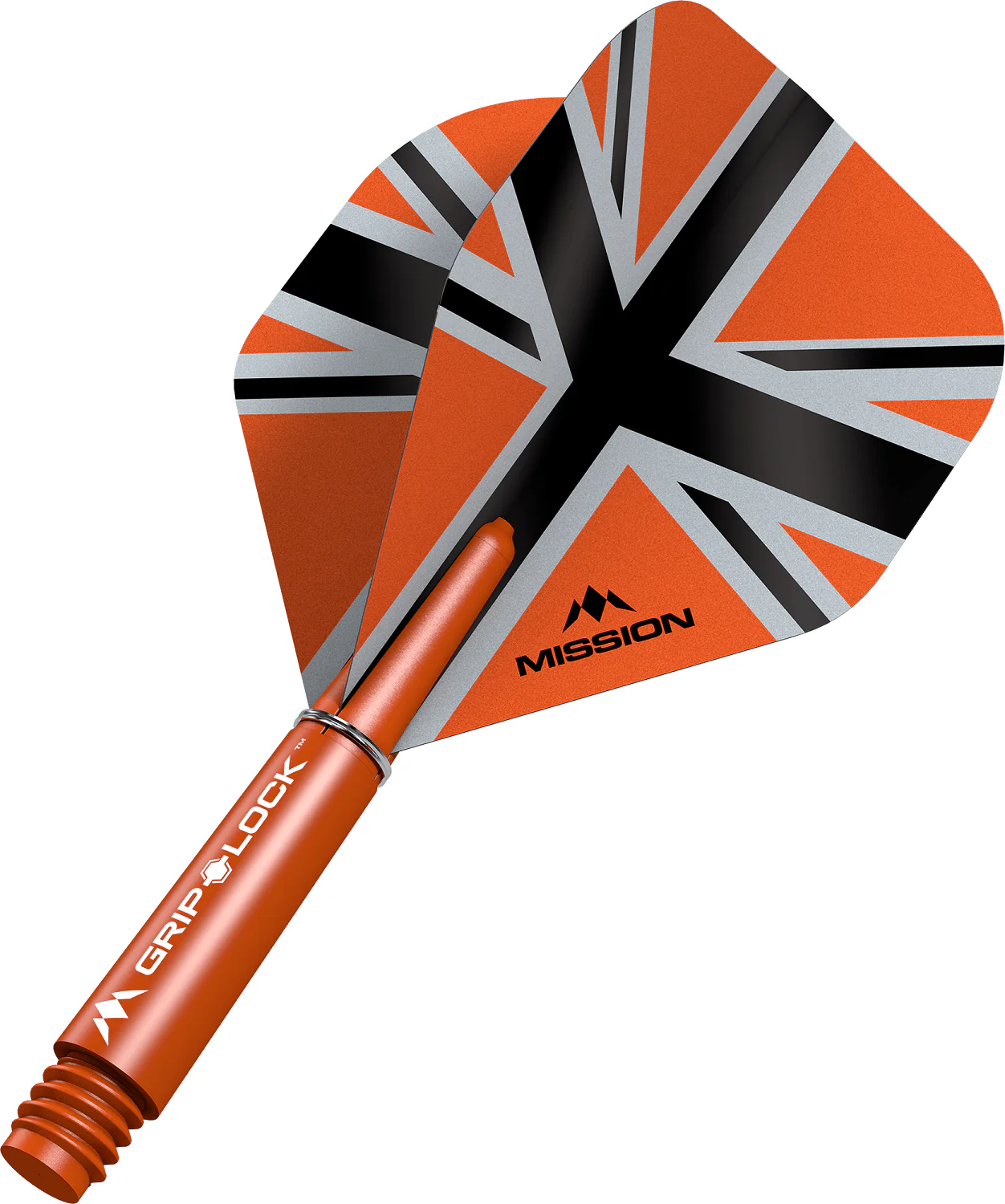 Mission Alliance X Black No2 Dart Flights Combo With Griplock Shafts - Image 4