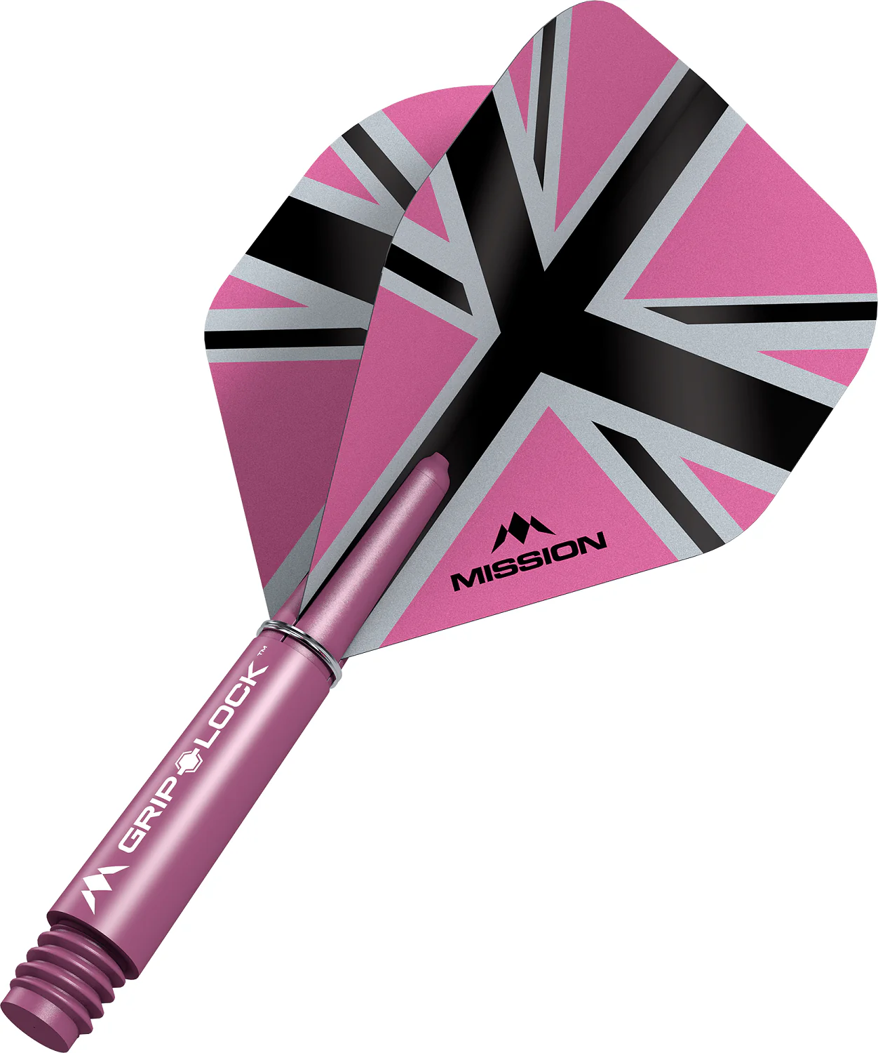 Mission Alliance X Black No2 Dart Flights Combo With Griplock Shafts - Image 5