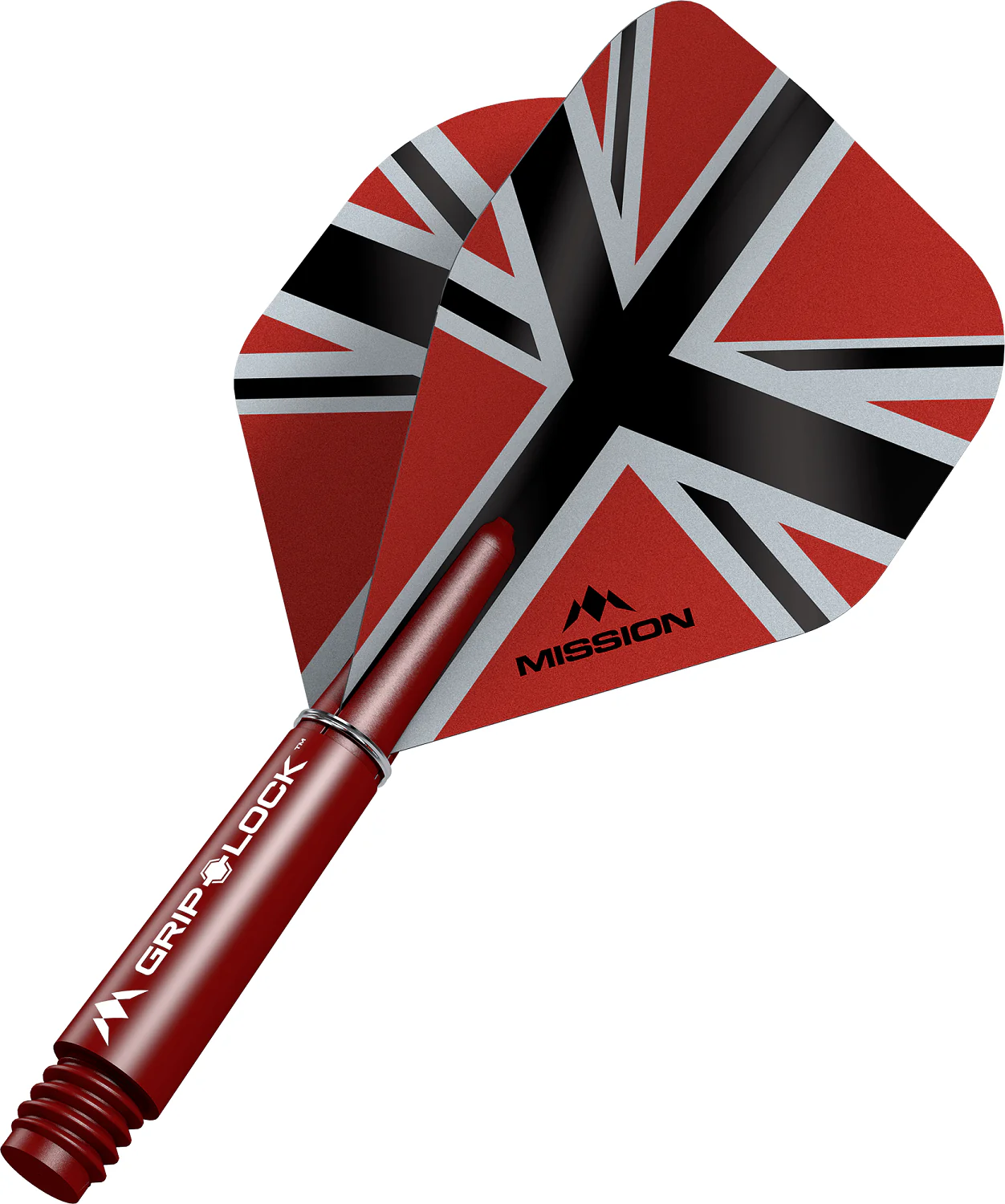 Mission Alliance X Black No2 Dart Flights Combo With Griplock Shafts - Image 7