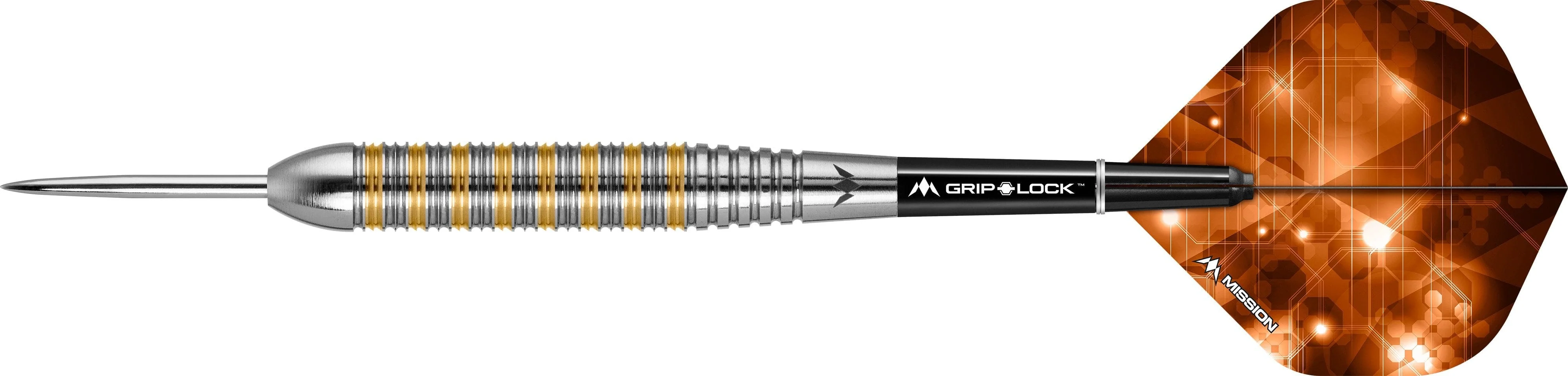 Mission Ardent Darts - Steel Tip Brass - M2 - Front Ring Grip - 24g - Image 2