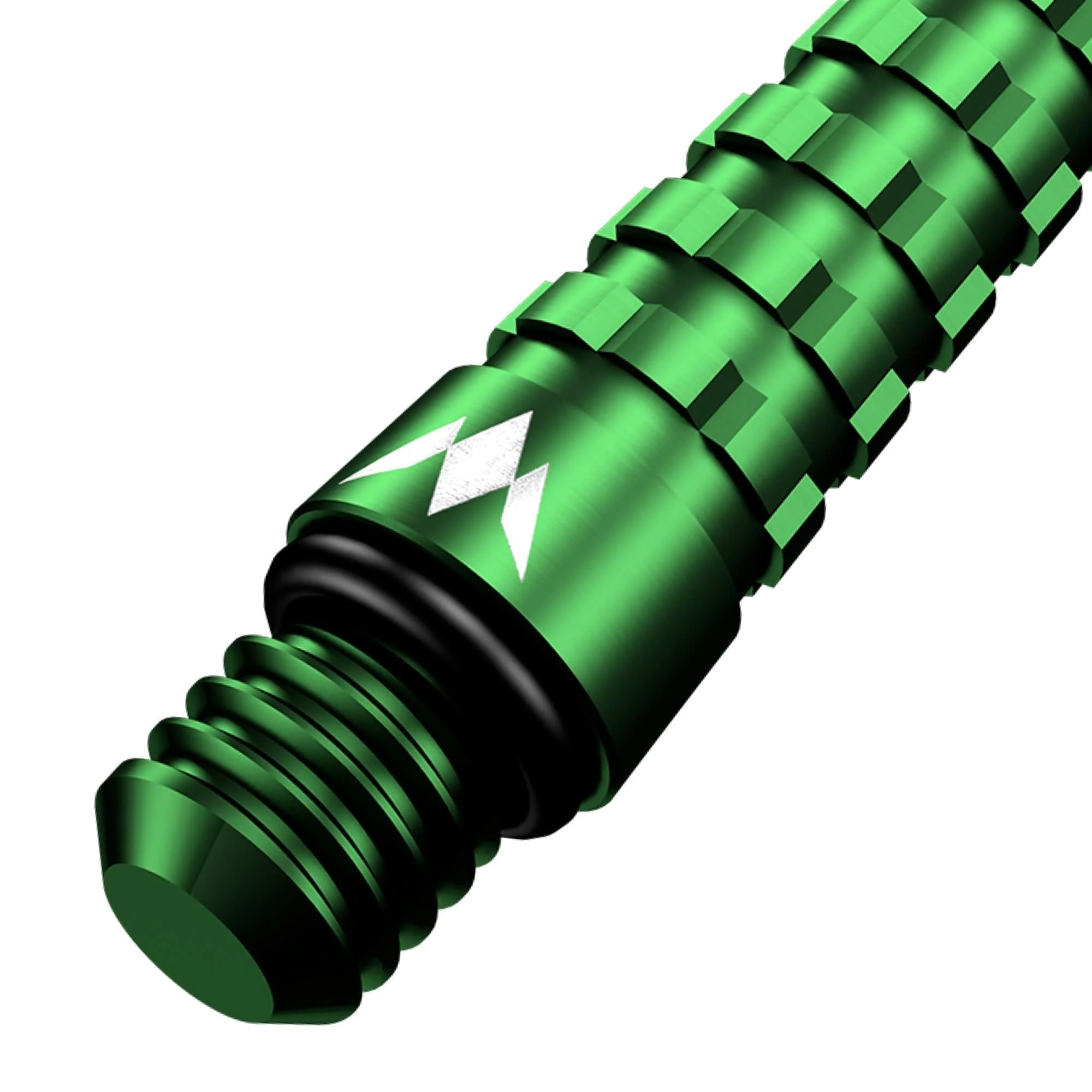 Mission Atom13 Aluminium Shafts - Anodised Metal Stems - Green - Image 5