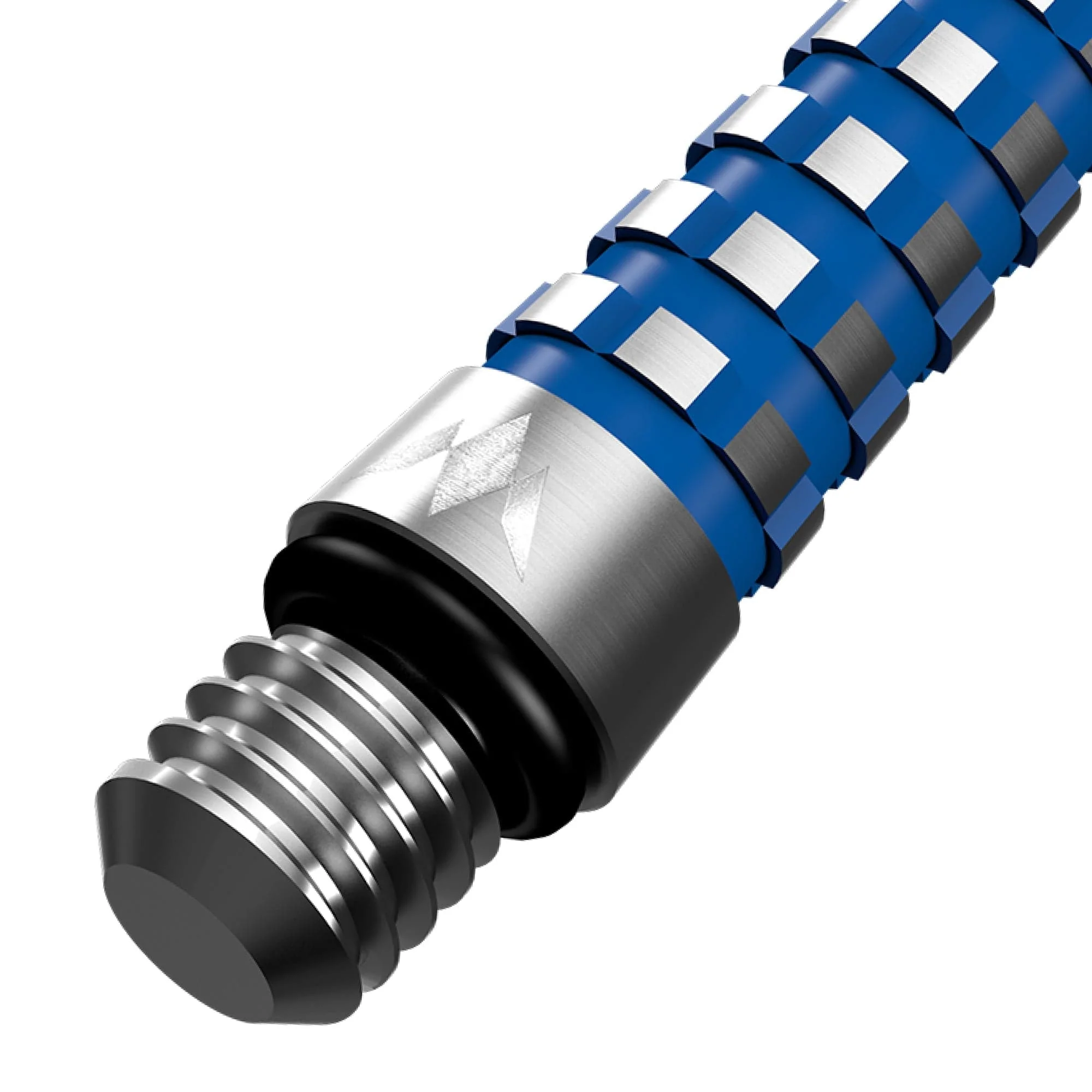 Mission Atom13 Aluminium Shafts - Natural Metal Stems - Blue - Image 5