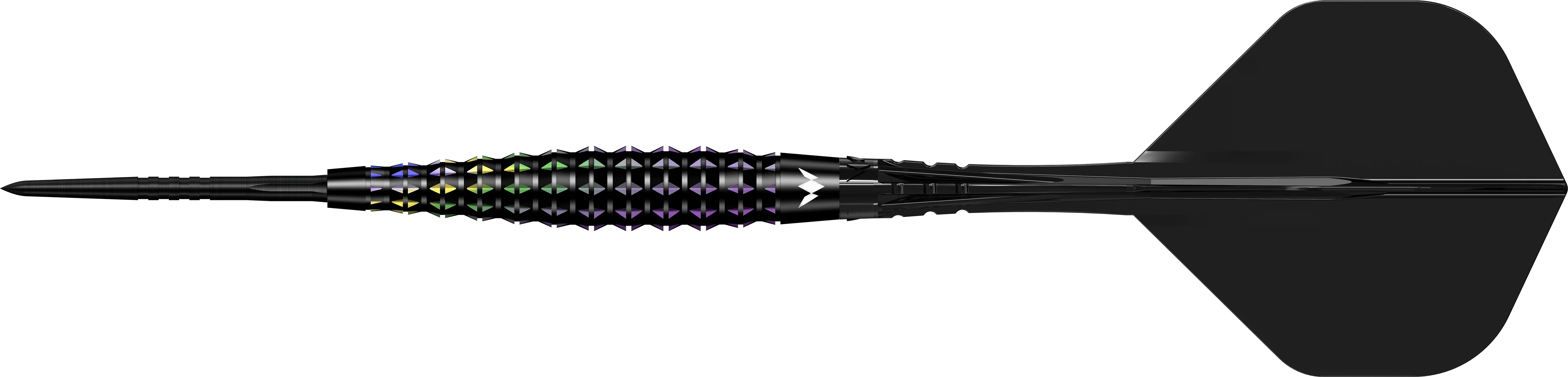 Mission Black Opal Darts - Steel Tip - 95% Tungsten - Black & Coral PVD - Image 8