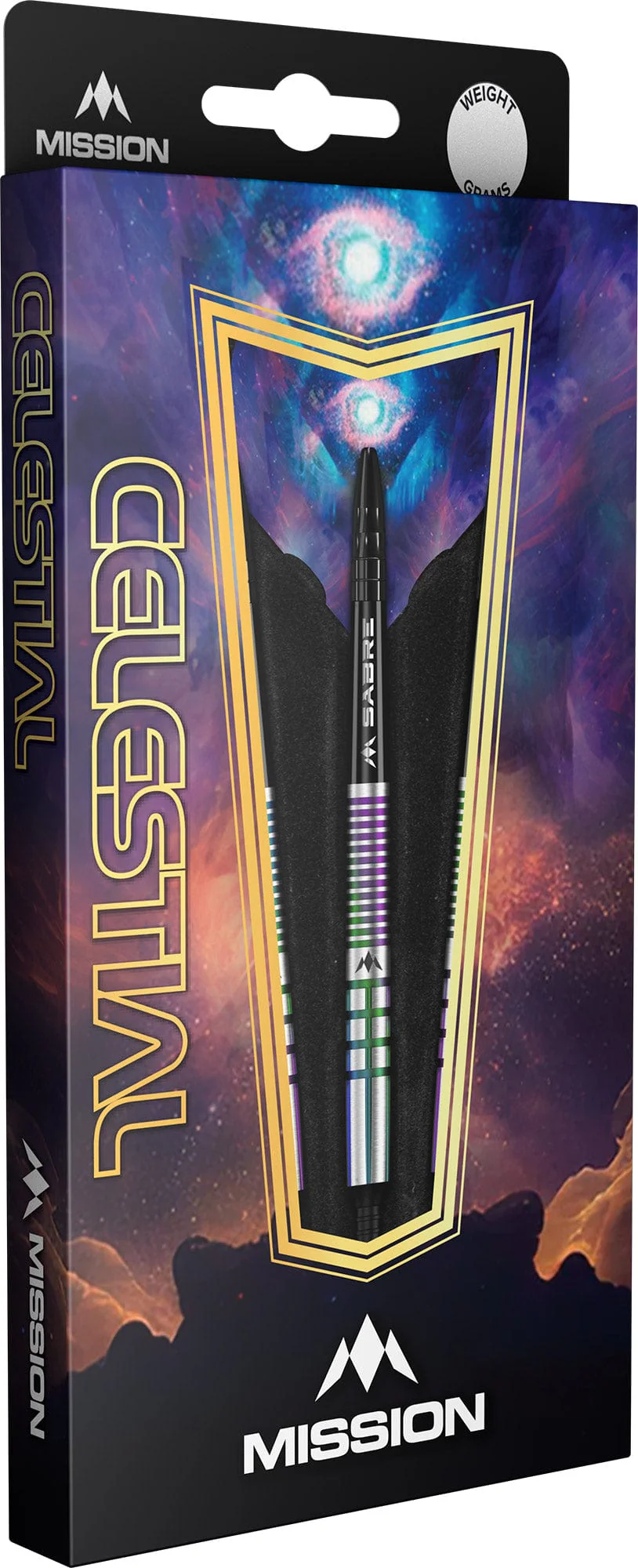 Mission Celestial Darts - Soft Tip - 95% Tungsten - Coral PVD - 18g - Image 3