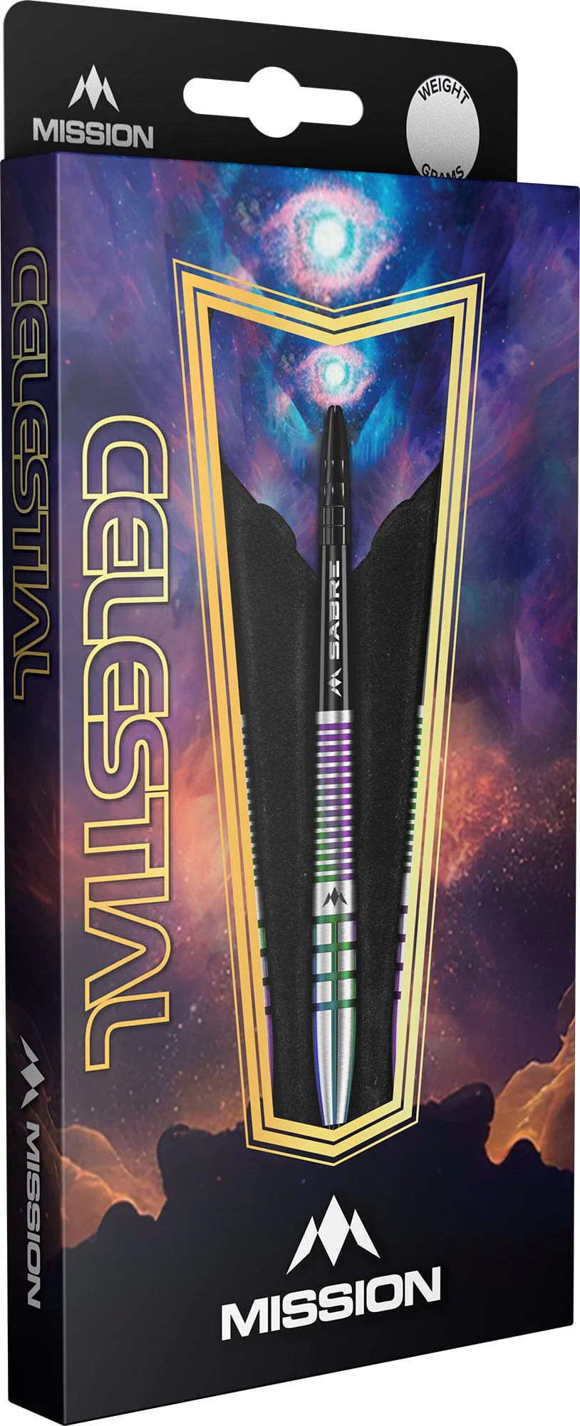 Mission Celestial Darts - Steel Tip - 95% Tungsten - Coral PVD - Image 3