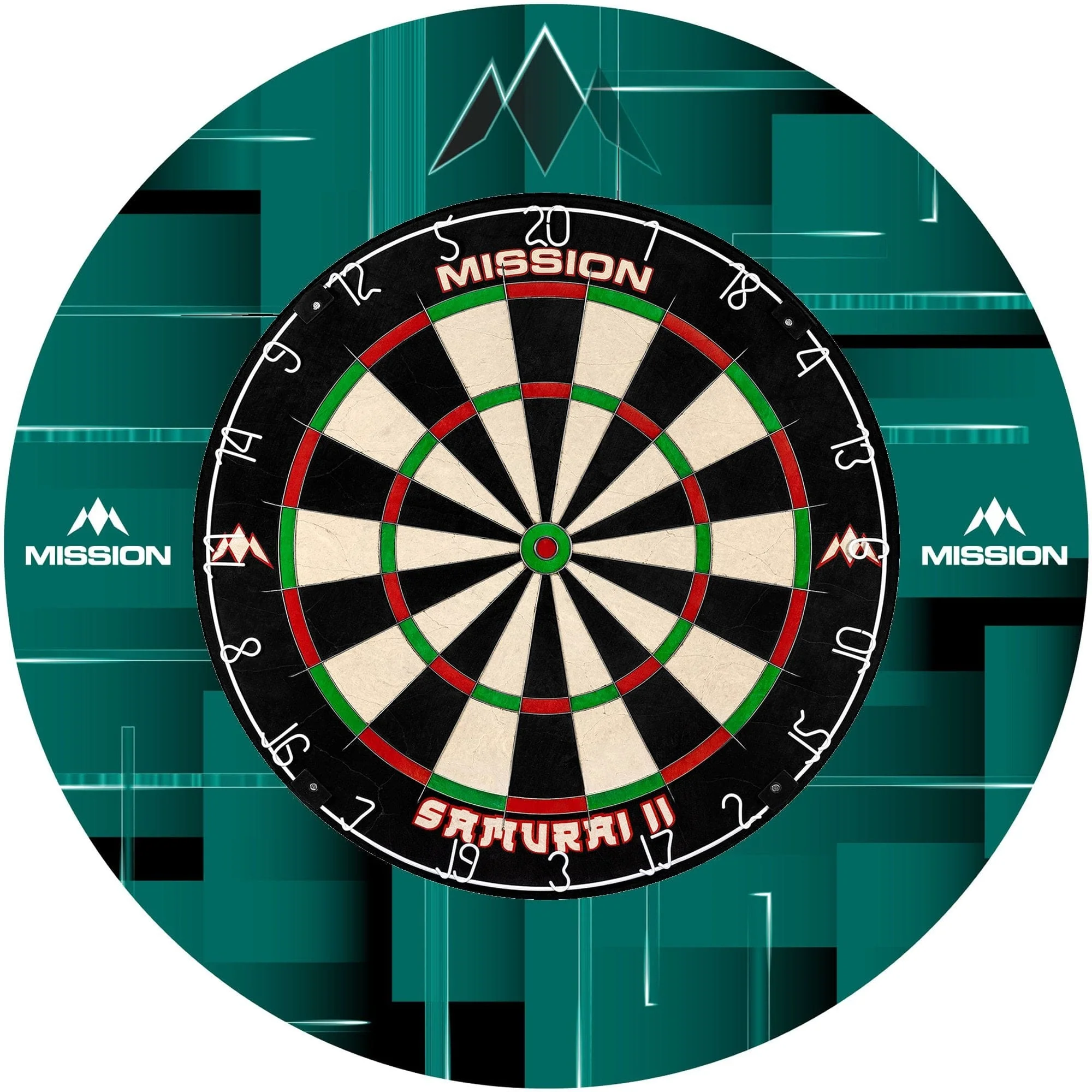 Mission Dartboard Surround - Heavy Duty - Design Collection - Vision Green - Image 4