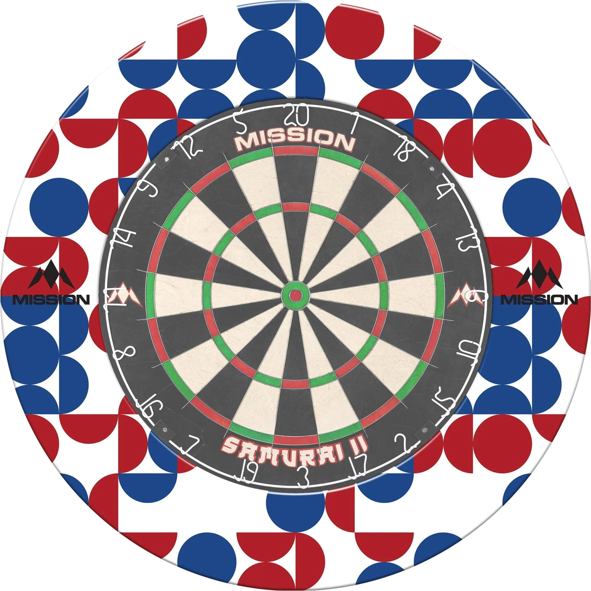 Mission Dartboard Surround - Nederland Design - White - Art Deco - Image 3