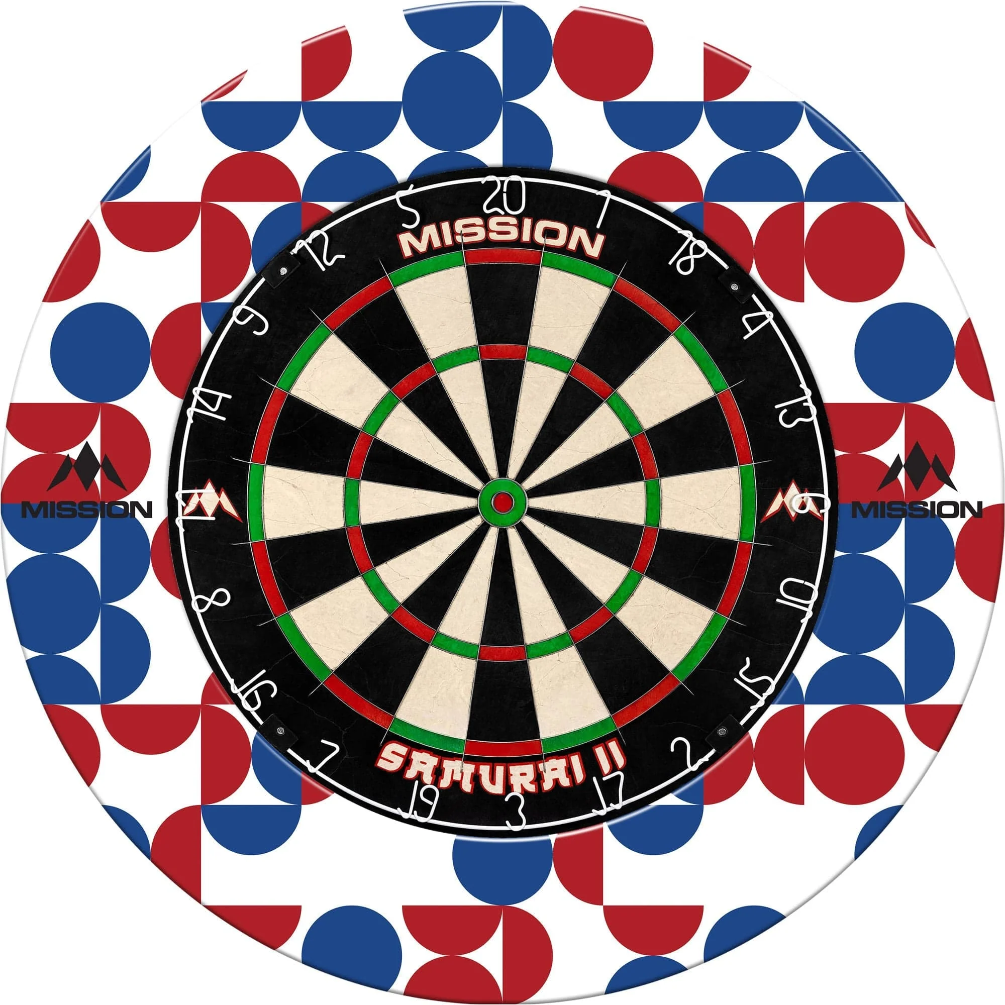Mission Dartboard Surround - Nederland Design - White - Art Deco - Image 4