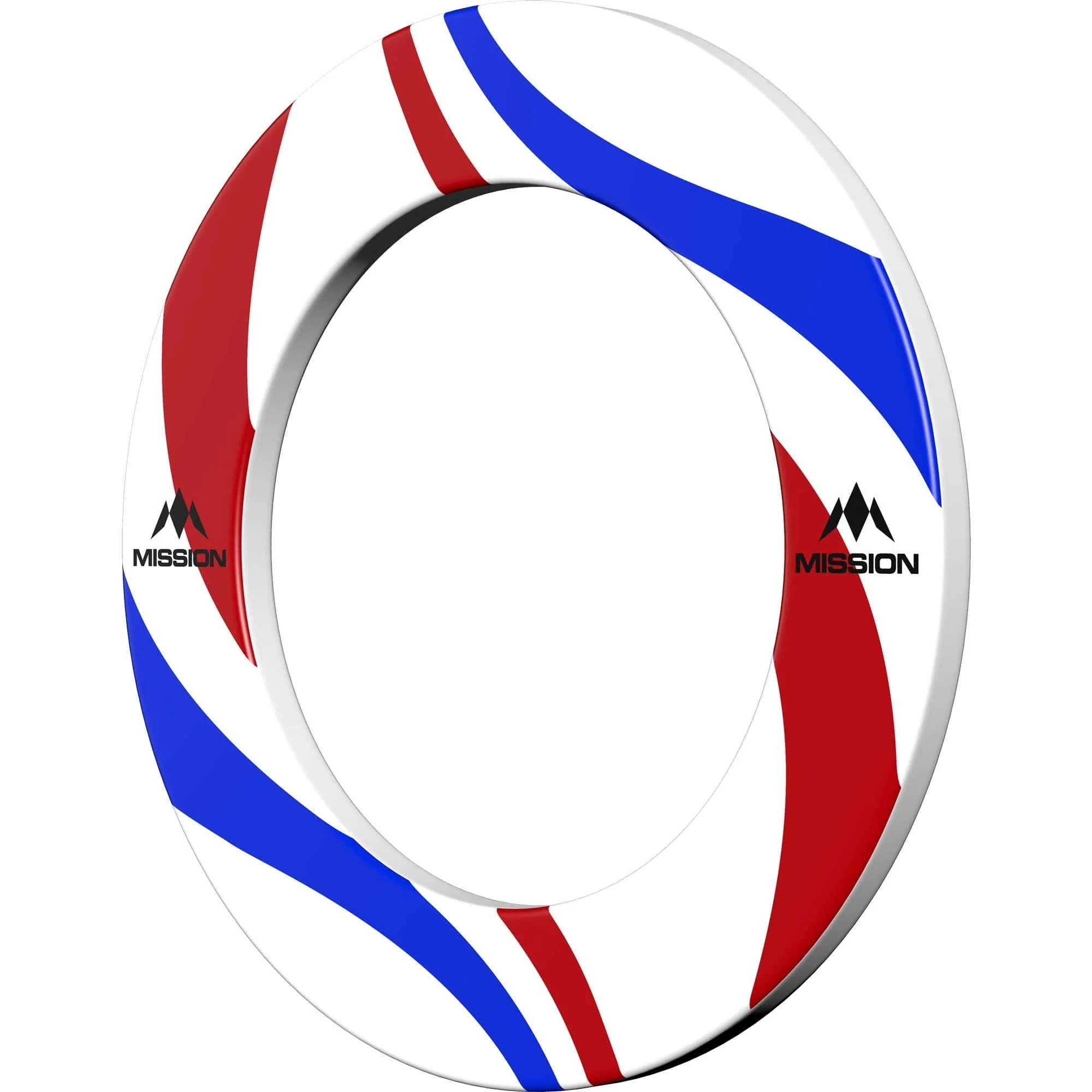 Mission Dartboard Surround - Nederland Design - White - Swirls - Image 2