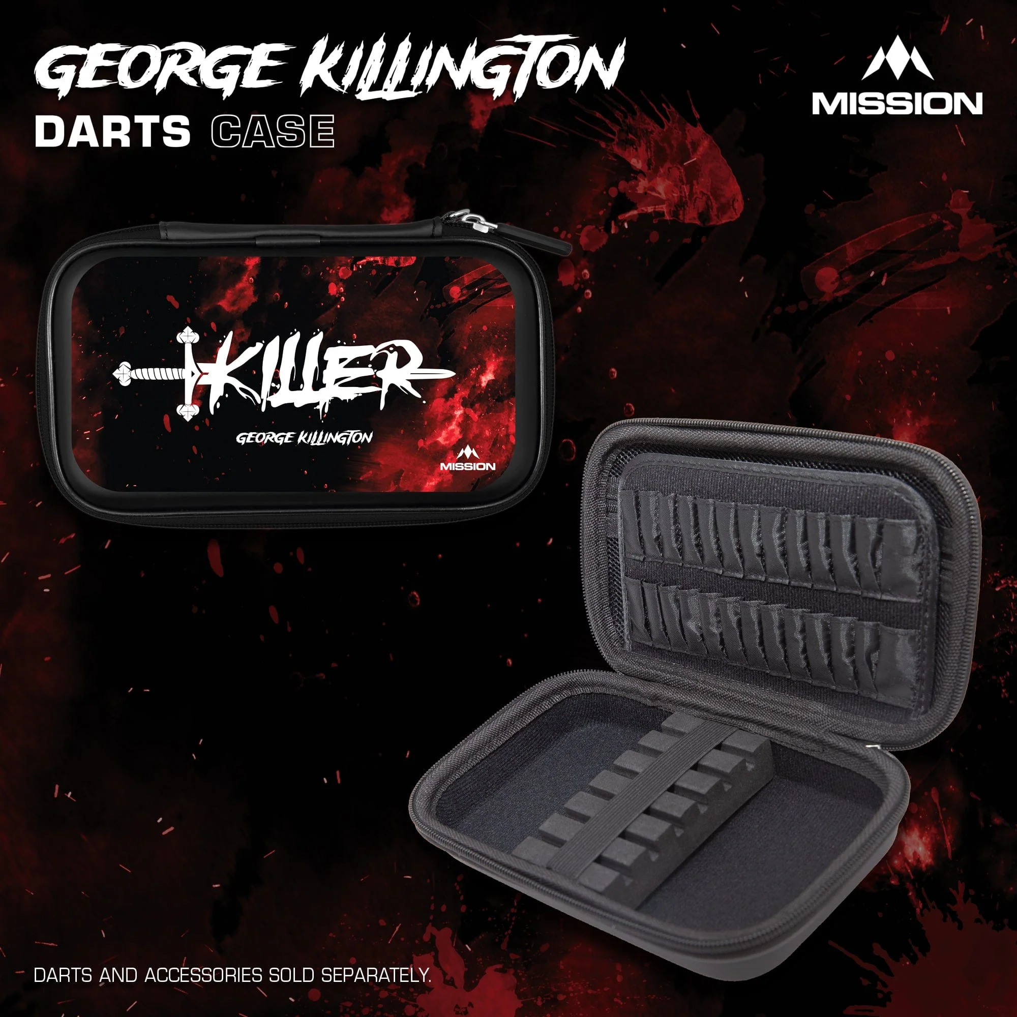 Mission Darts Players- EVA Dart Case - George Killington - Image 6