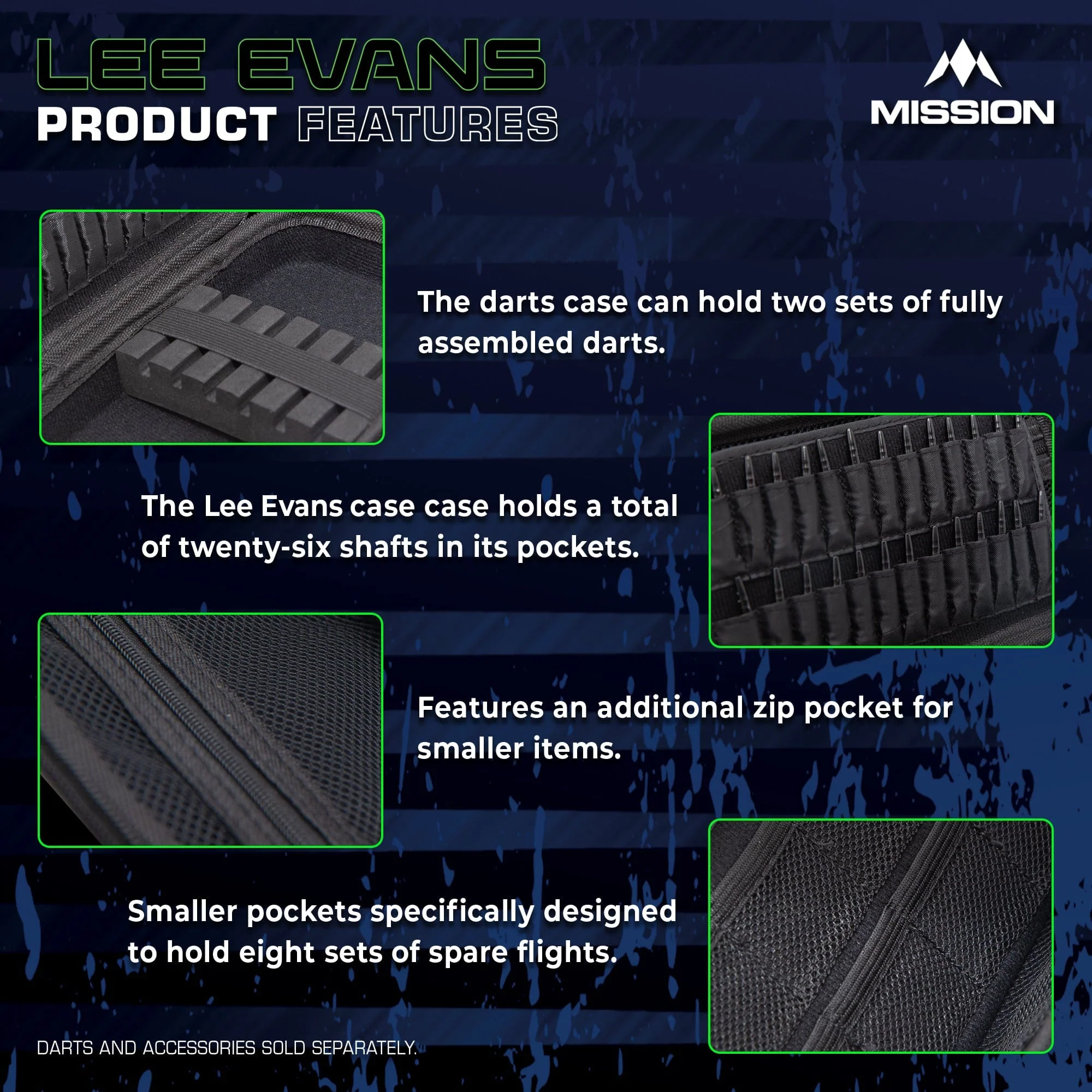 Mission Darts Players- EVA Dart Case - Lee Evans - Image 4