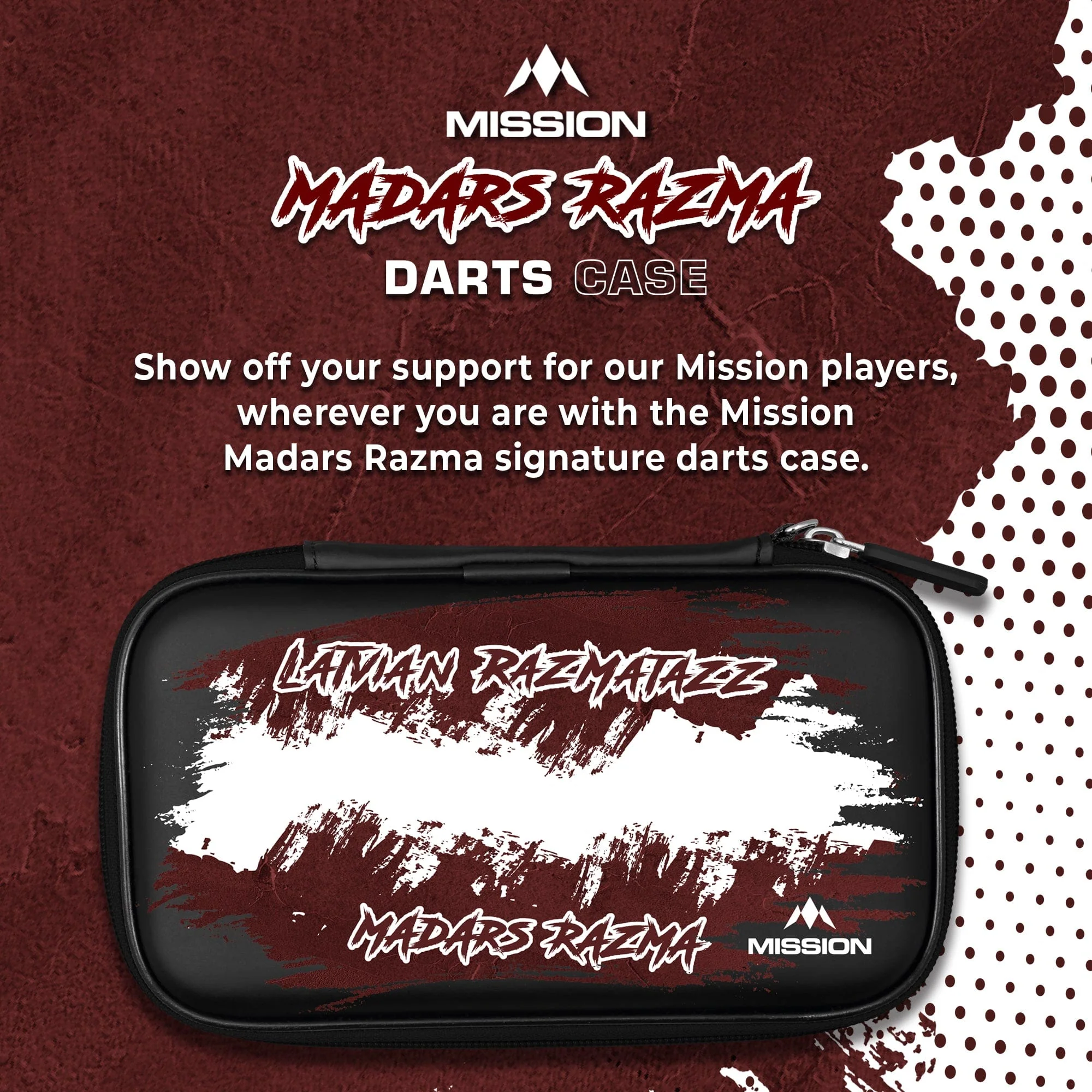 Mission Darts Players- EVA Dart Case - Madars Razma - Image 2
