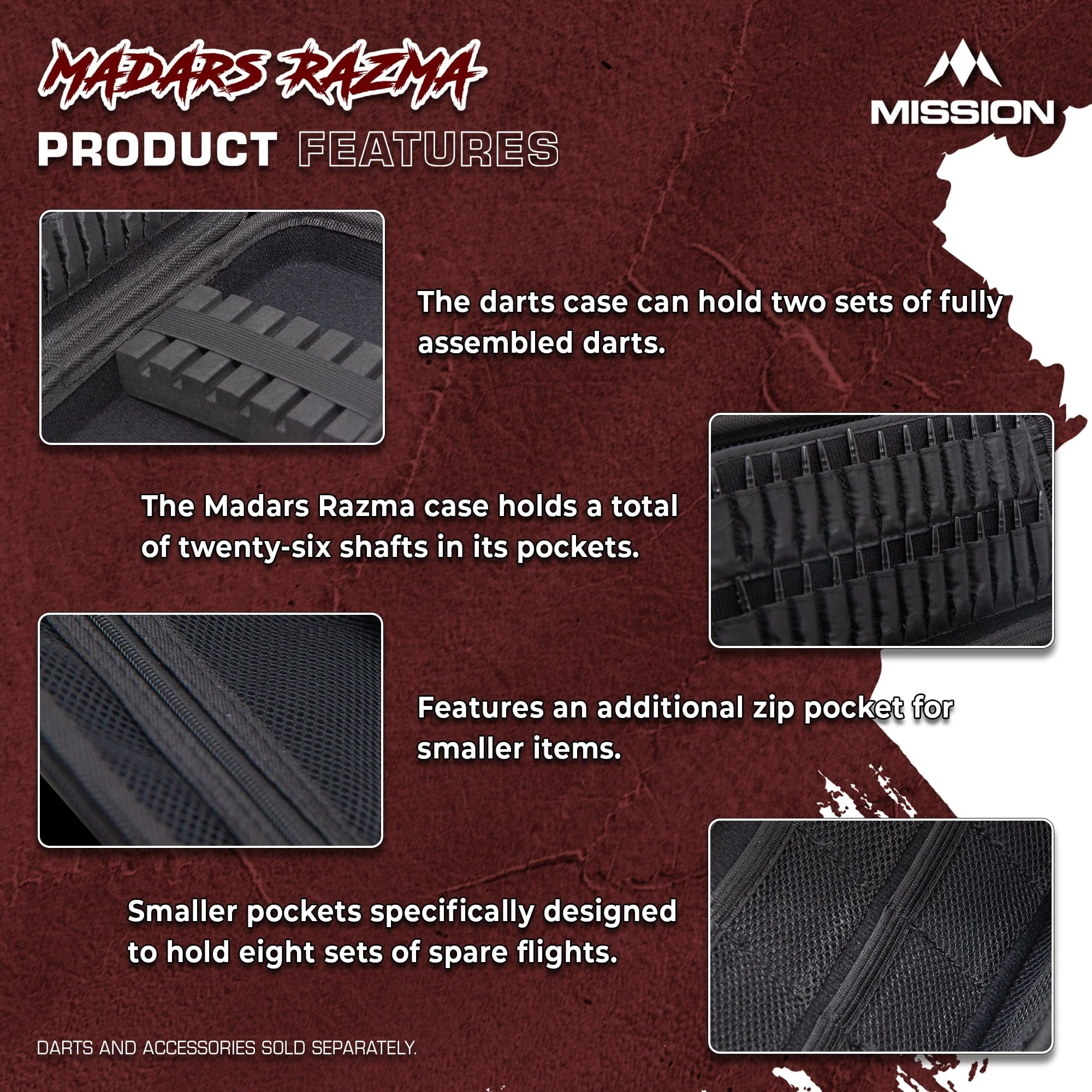 Mission Darts Players- EVA Dart Case - Madars Razma - Image 4
