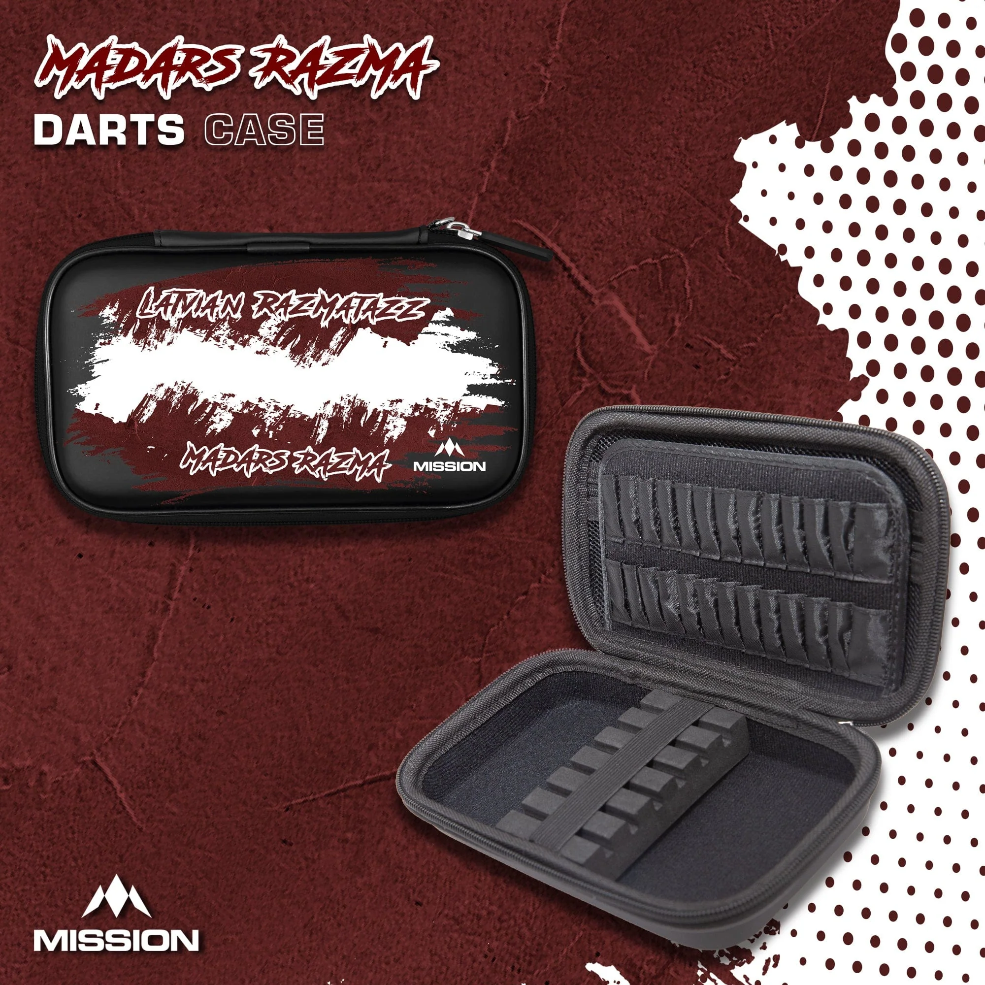 Mission Darts Players- EVA Dart Case - Madars Razma - Image 6