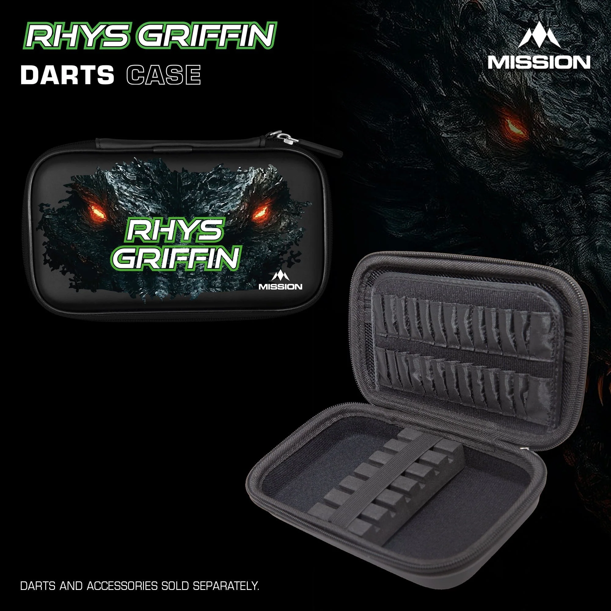 Mission Darts Players- EVA Dart Case - Rhys Griffin - Image 6