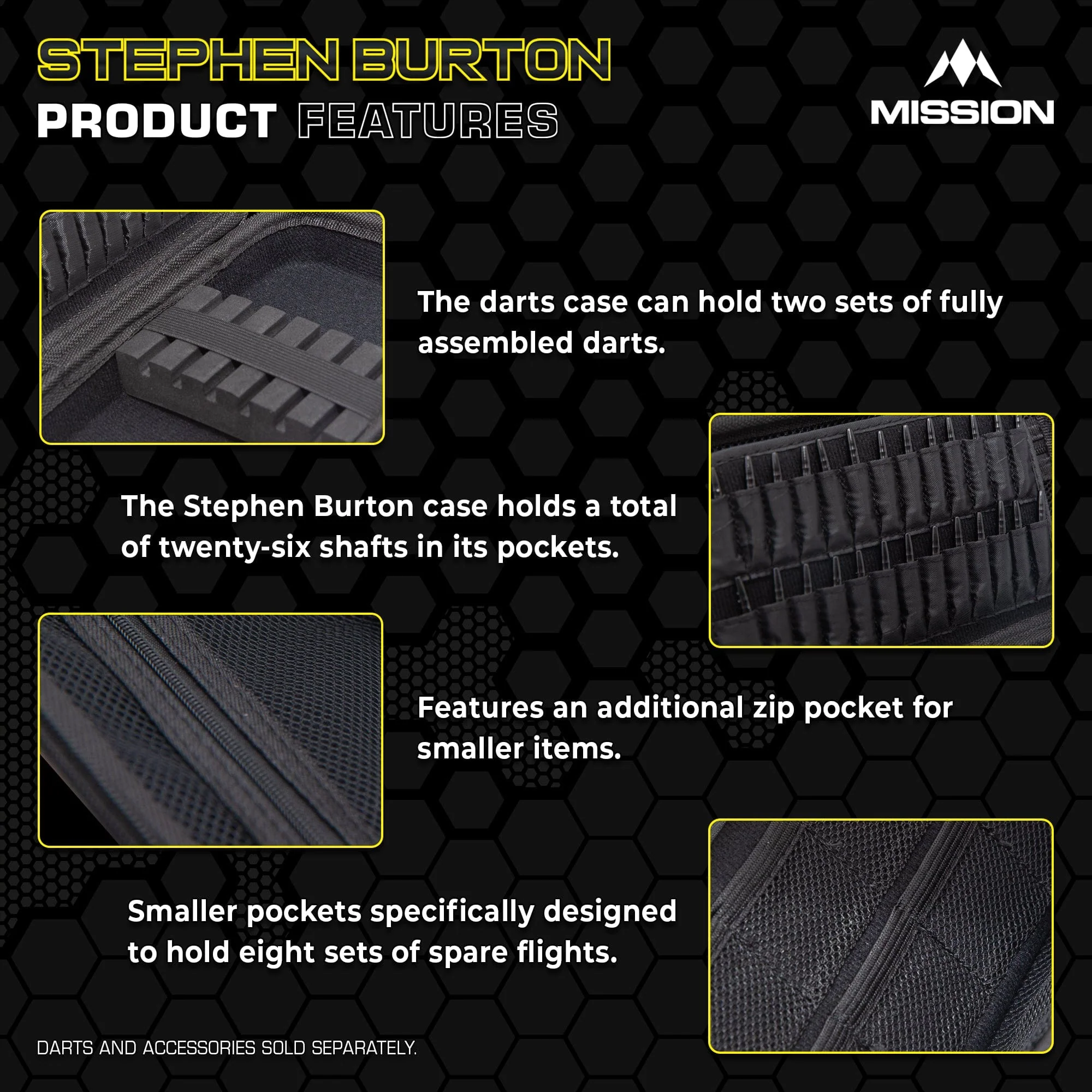Mission Darts Players- EVA Dart Case - Stephen Burton - Image 4