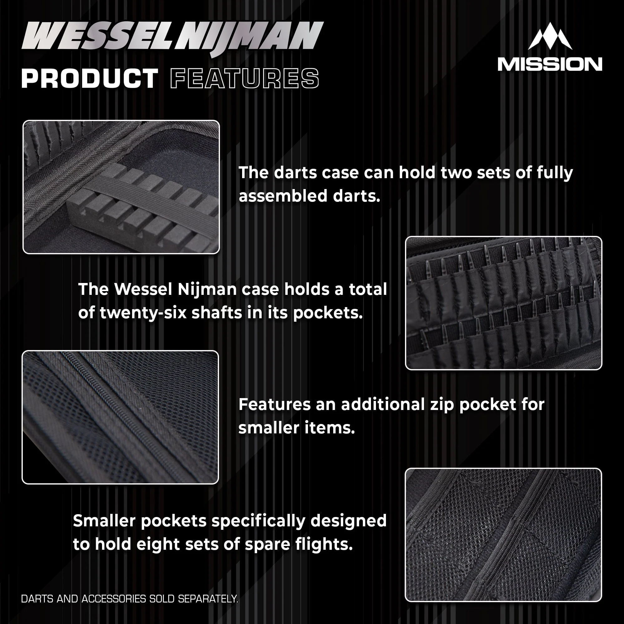 Mission Darts Players- EVA Dart Case - Wessel Nijman - Image 4