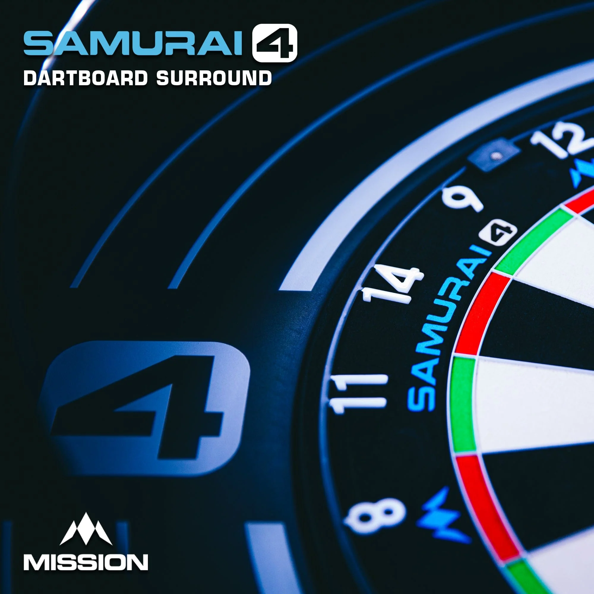 Mission Darts Samurai 4  Surround - White Edition - Image 2