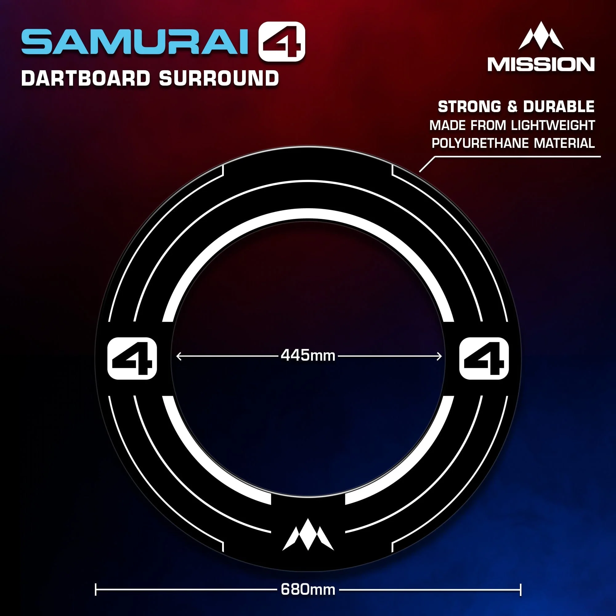 Mission Darts Samurai 4  Surround - White Edition - Image 6
