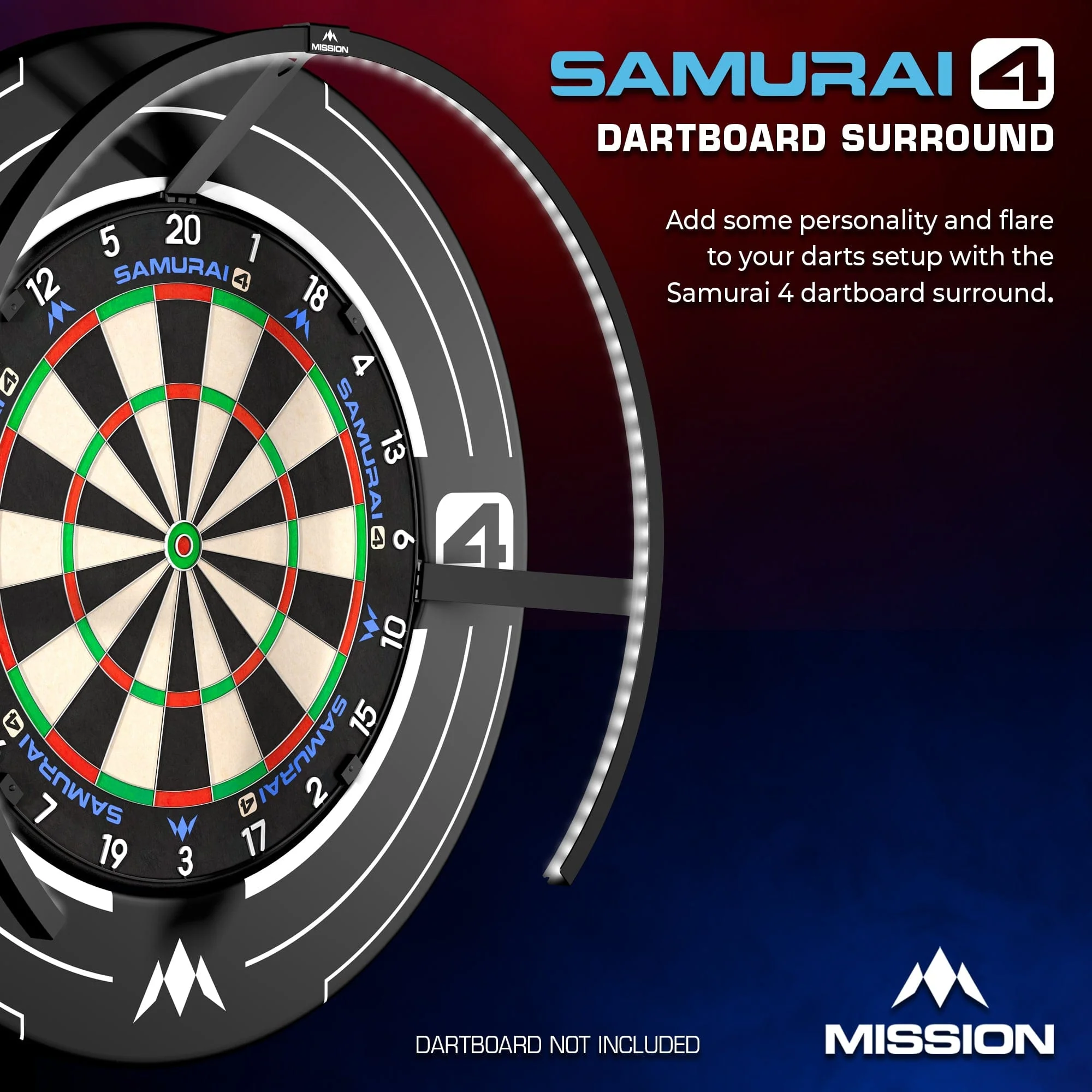 Mission Darts Samurai 4  Surround - White Edition - Image 7