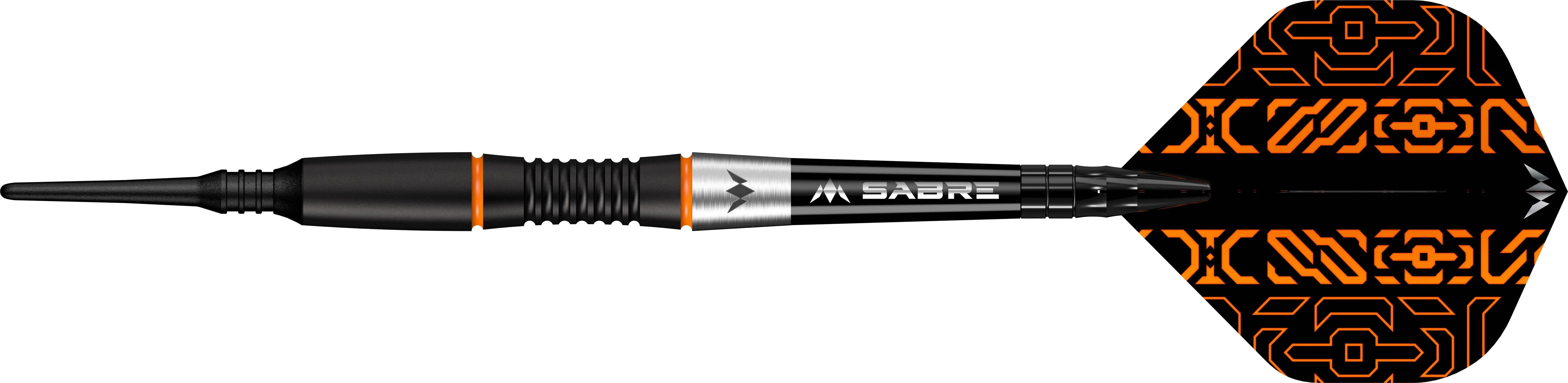 Mission Horizon Darts - Soft Tip - 95% Tungsten - Black PVD & Orange - 18g - Image 4