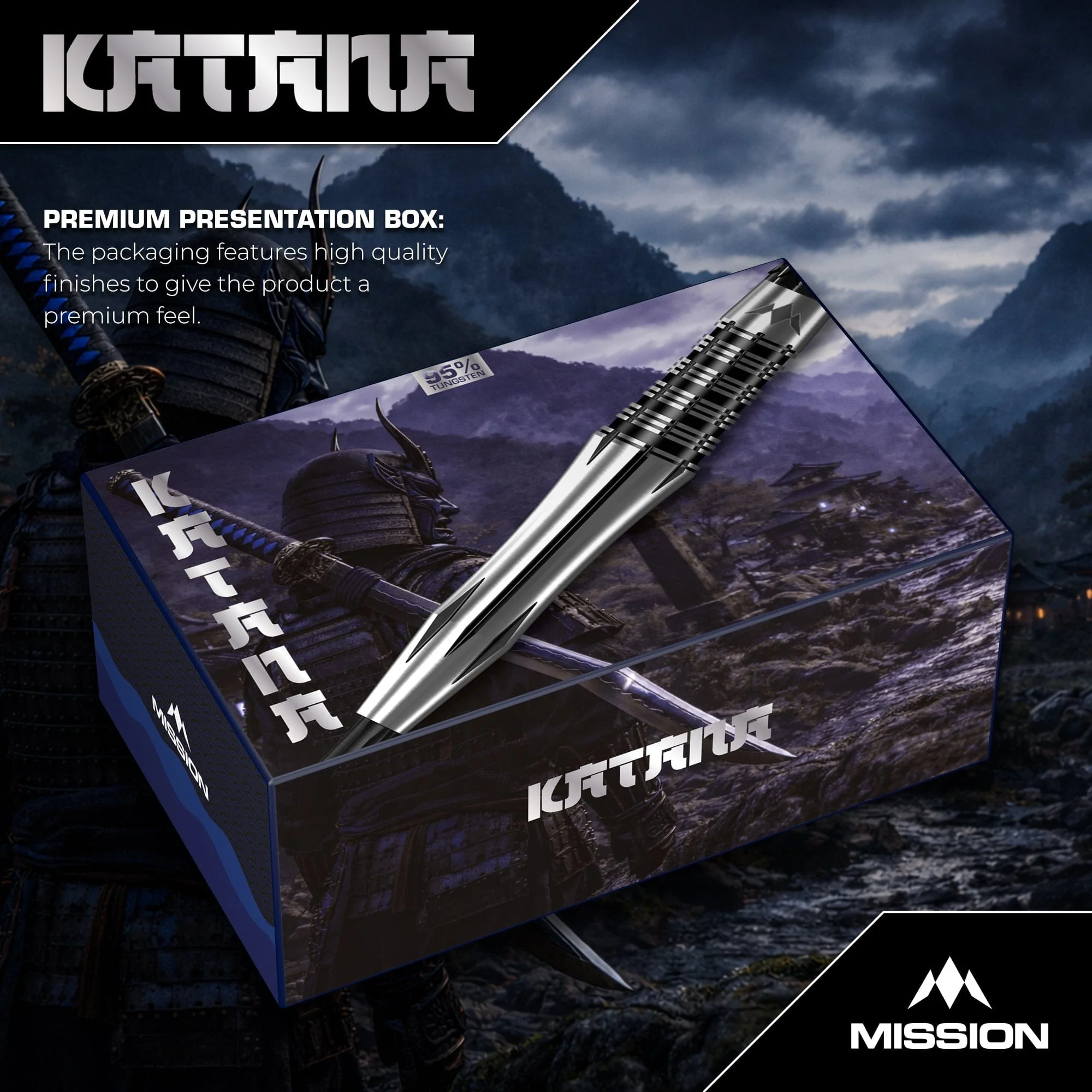 Mission Katana Darts - Steel Tip - 95% Tungsten - Image 6