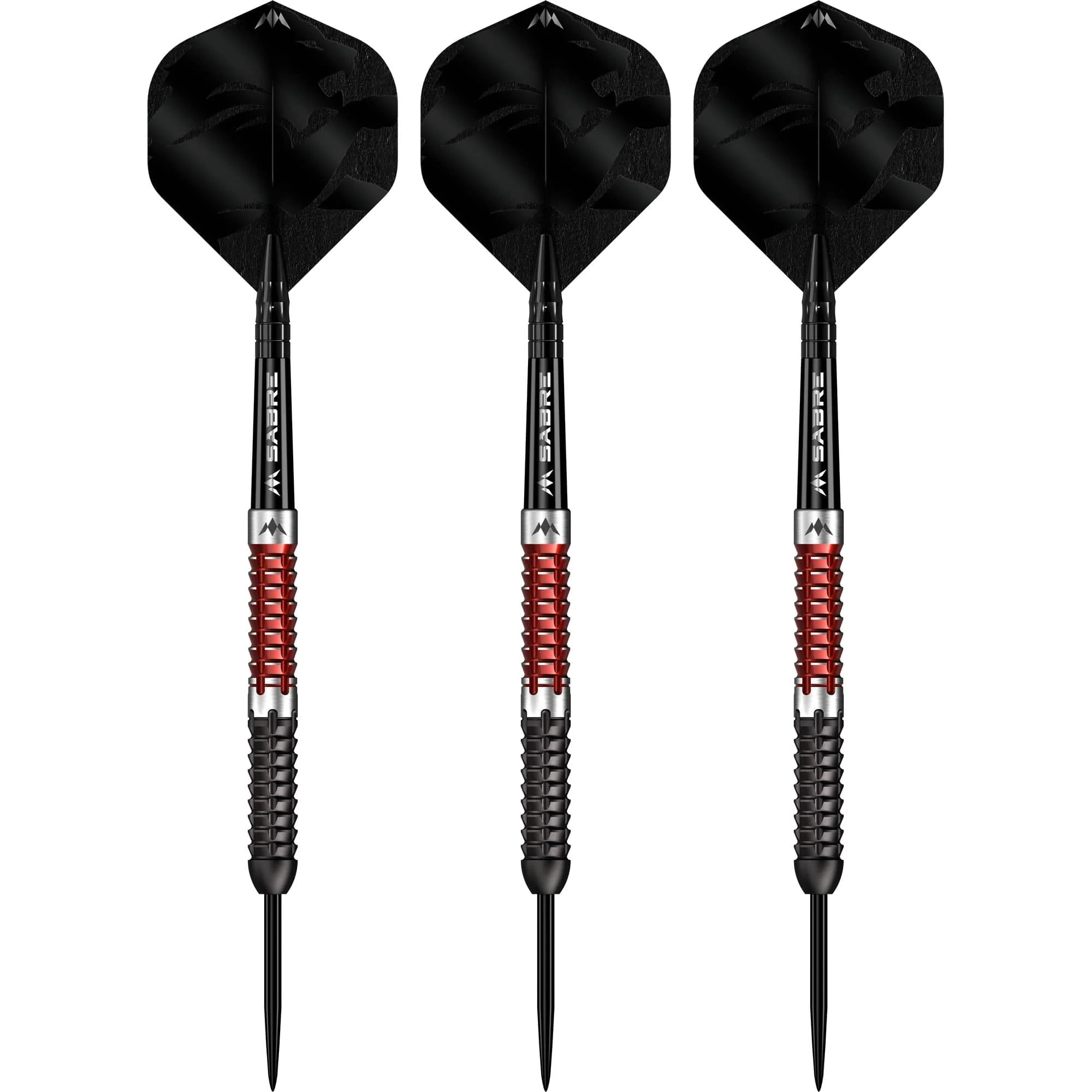 Mission Llew Bevan Darts - Steel Tip - 90% Tungsten - Black & Red Electro - Image 2