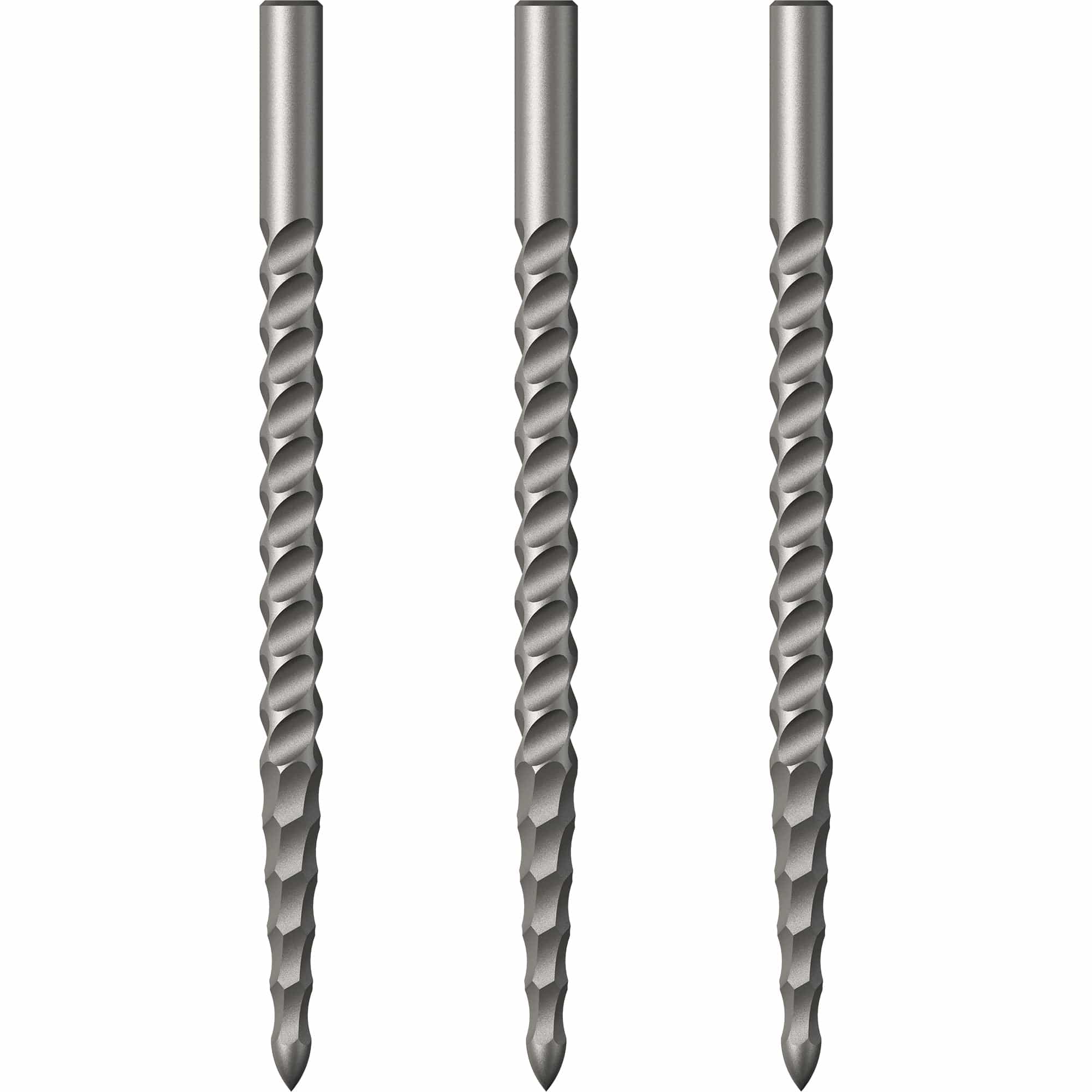 *Mission Lunar CS Dart Points - Spare Points - Rough Cut - Silver - Image 2