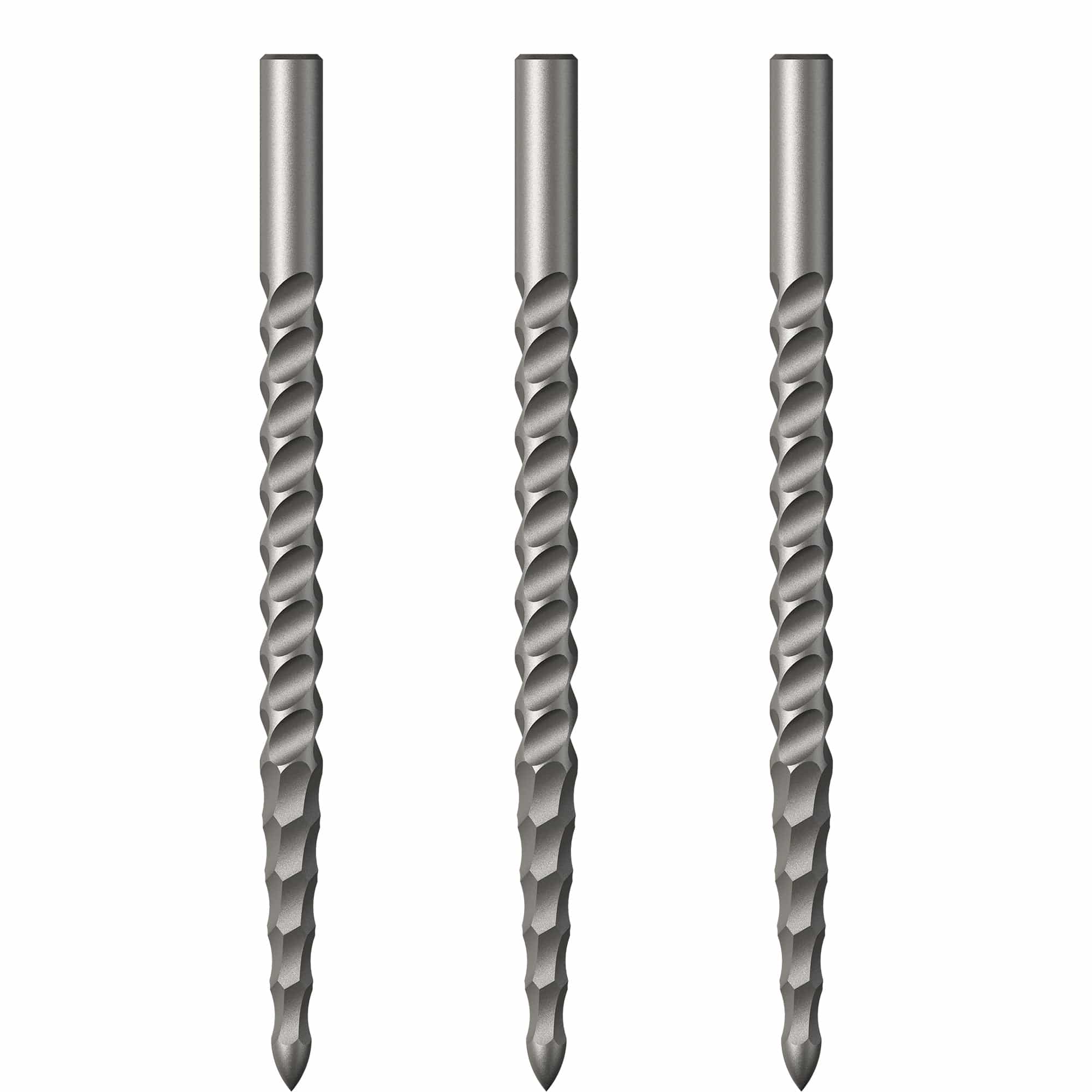 *Mission Lunar CS Dart Points - Spare Points - Rough Cut - Silver - Image 3