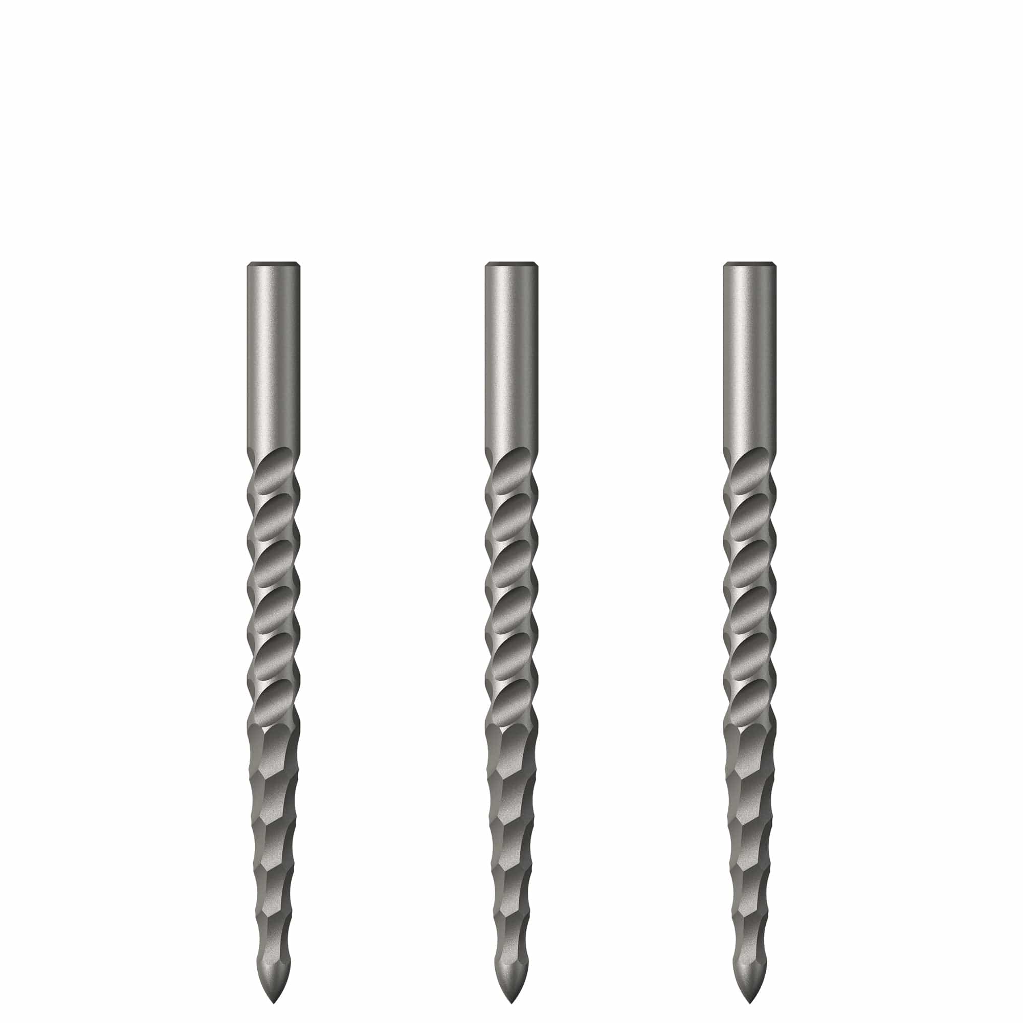*Mission Lunar CS Dart Points - Spare Points - Rough Cut - Silver - Image 6