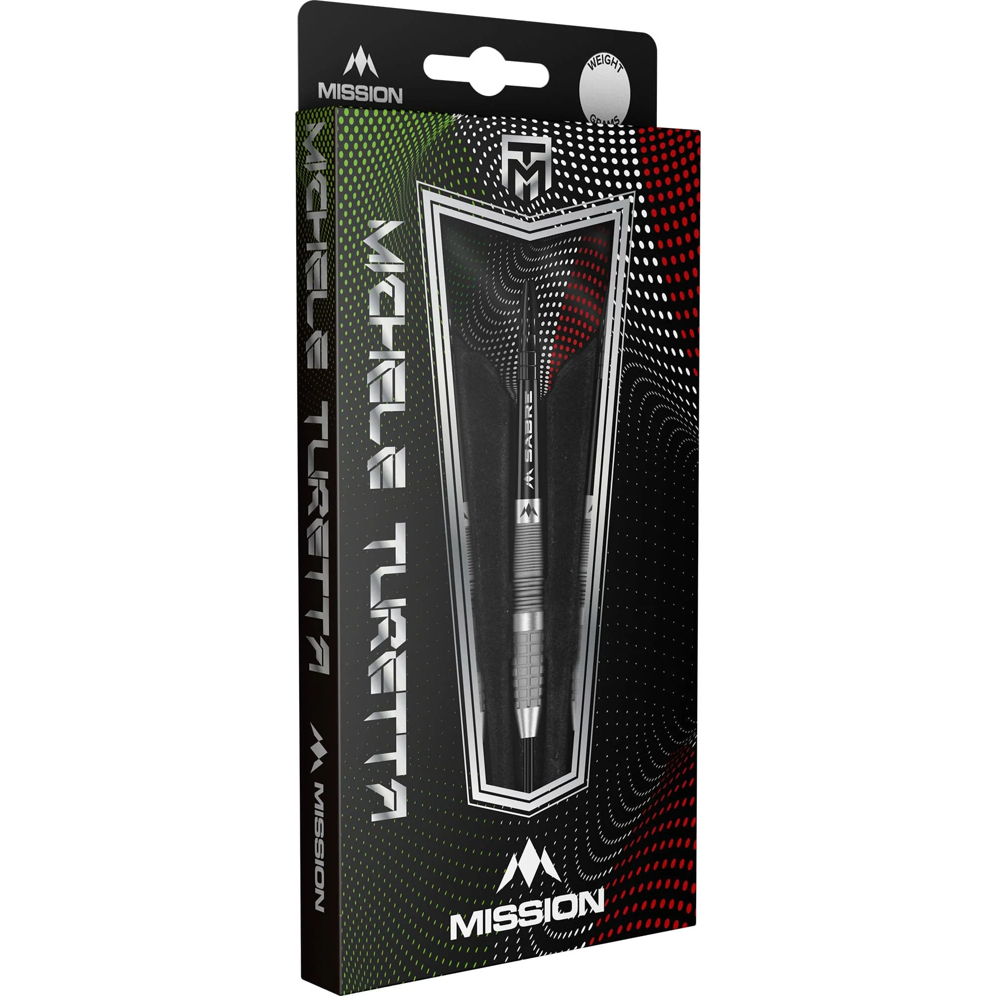 Mission Michele Turetta Darts - Steel Tip - 95% Tungsten - Sandblasted - Image 3
