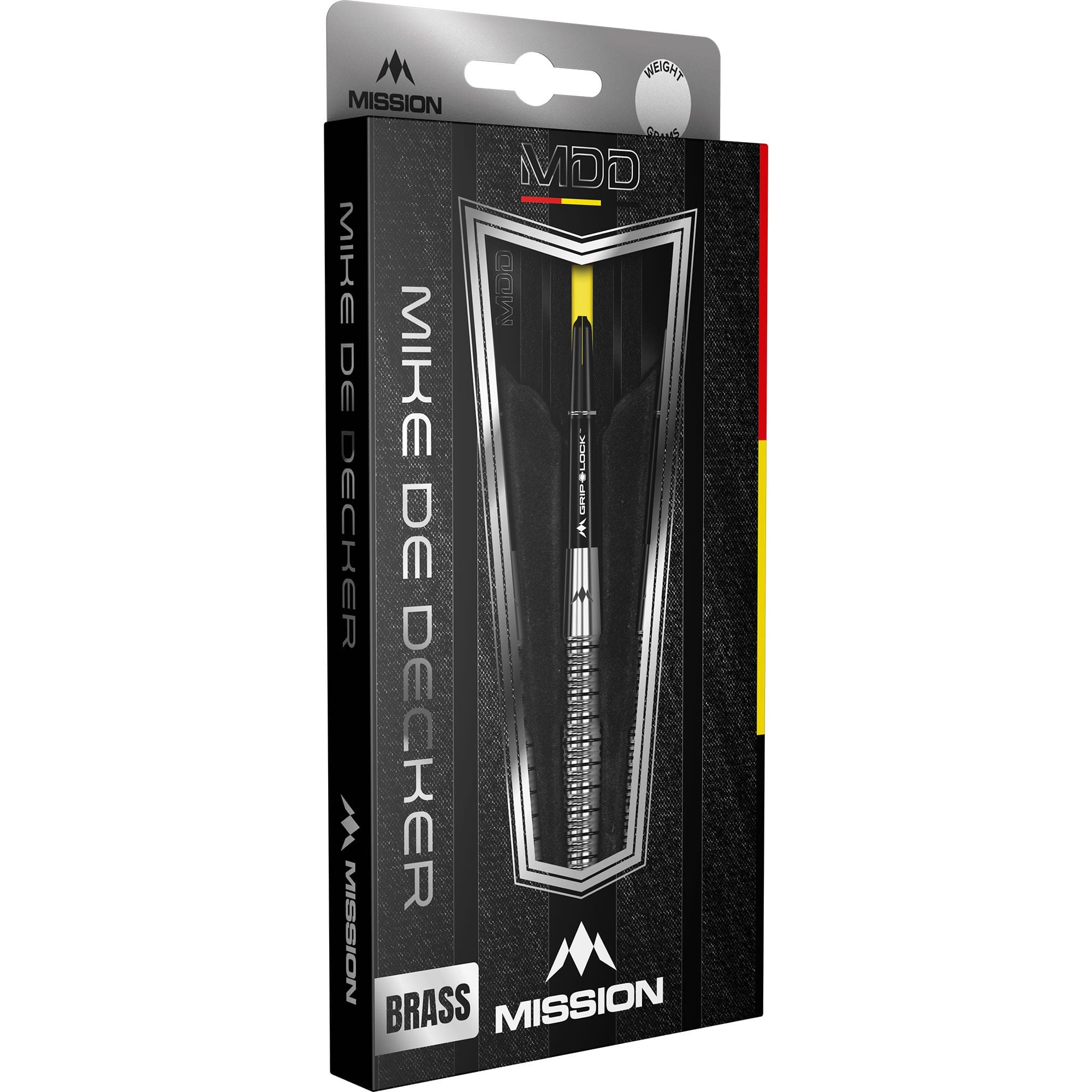 Mission Mike De Decker Darts - Soft Tip - Brass - Tungsten Look - 18g - Image 3
