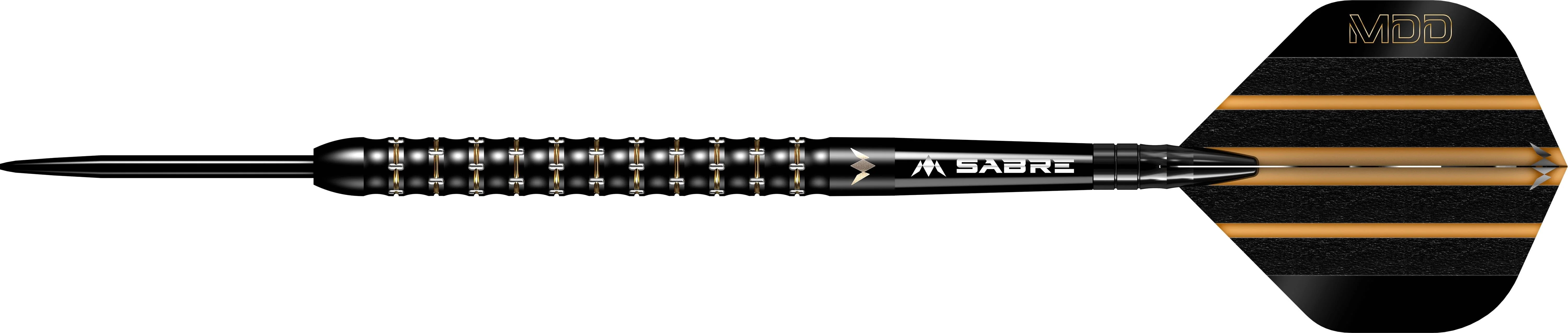 Mission Mike De Decker Darts - Steel Tip - 95% Tungsten - Black & Gold PVD - Image 4