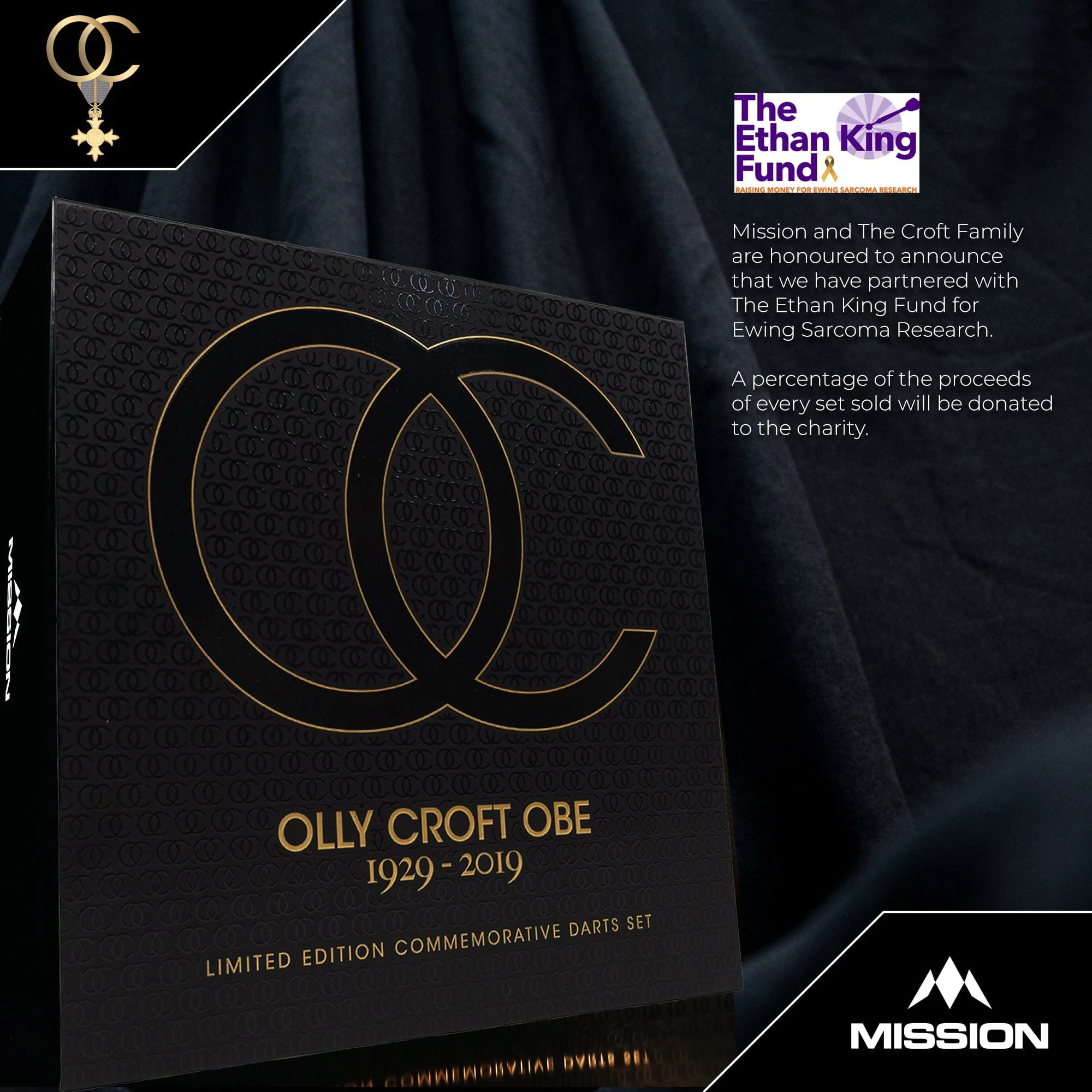 Mission Olly Croft OBE Darts - Steel Tip - 95% Tungsten - Limited Edition - Image 6