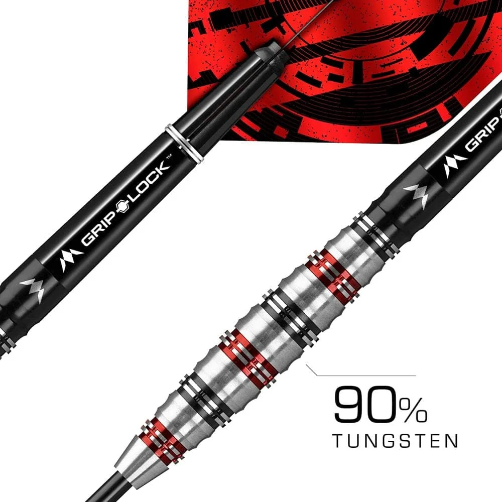*Mission Paradox Darts - Steel Tip - Curved - M2 - Electro Black & Red - Image 5