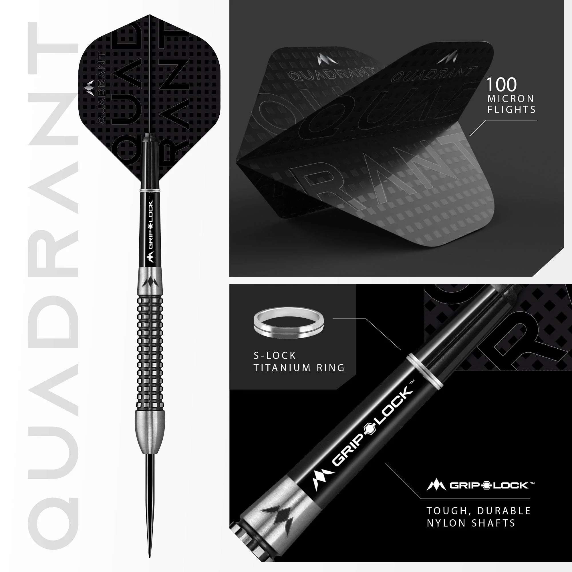 *Mission Quadrant Darts - Steel Tip - M3 - Quad Grip - Image 3
