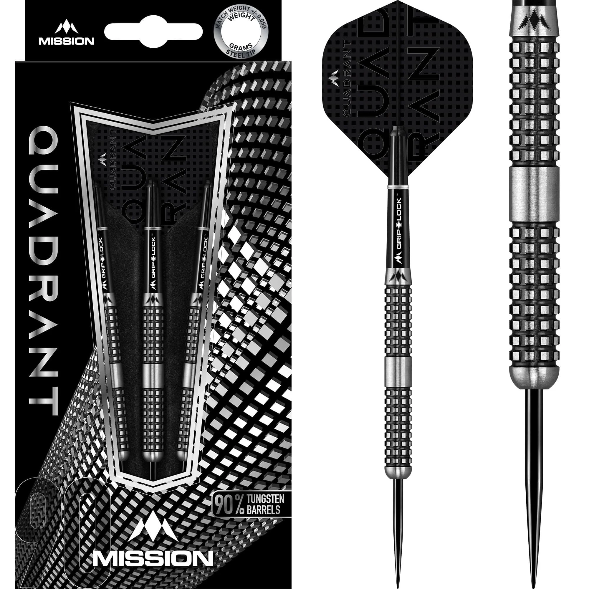*Mission Quadrant Darts - Steel Tip - M4 - Quad Grip