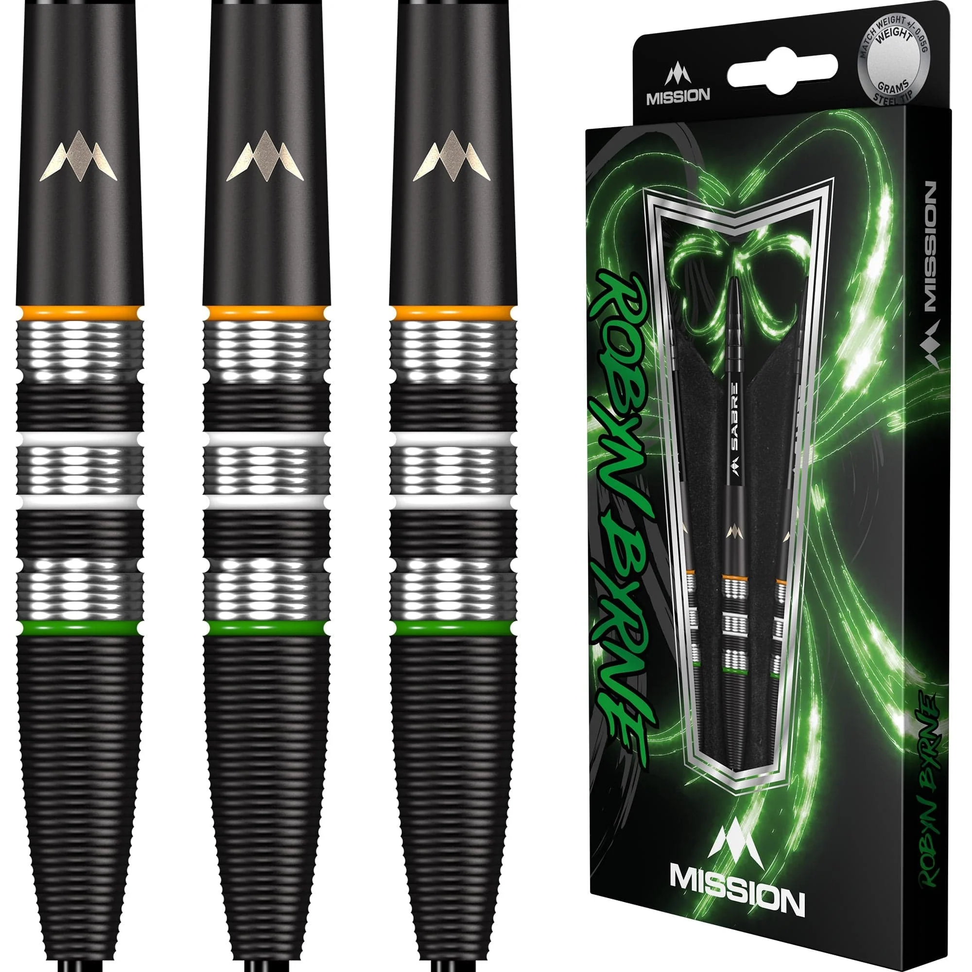 Mission Robyn Byrne Darts - Steel Tip - 90% - Black Titanium - Image 3