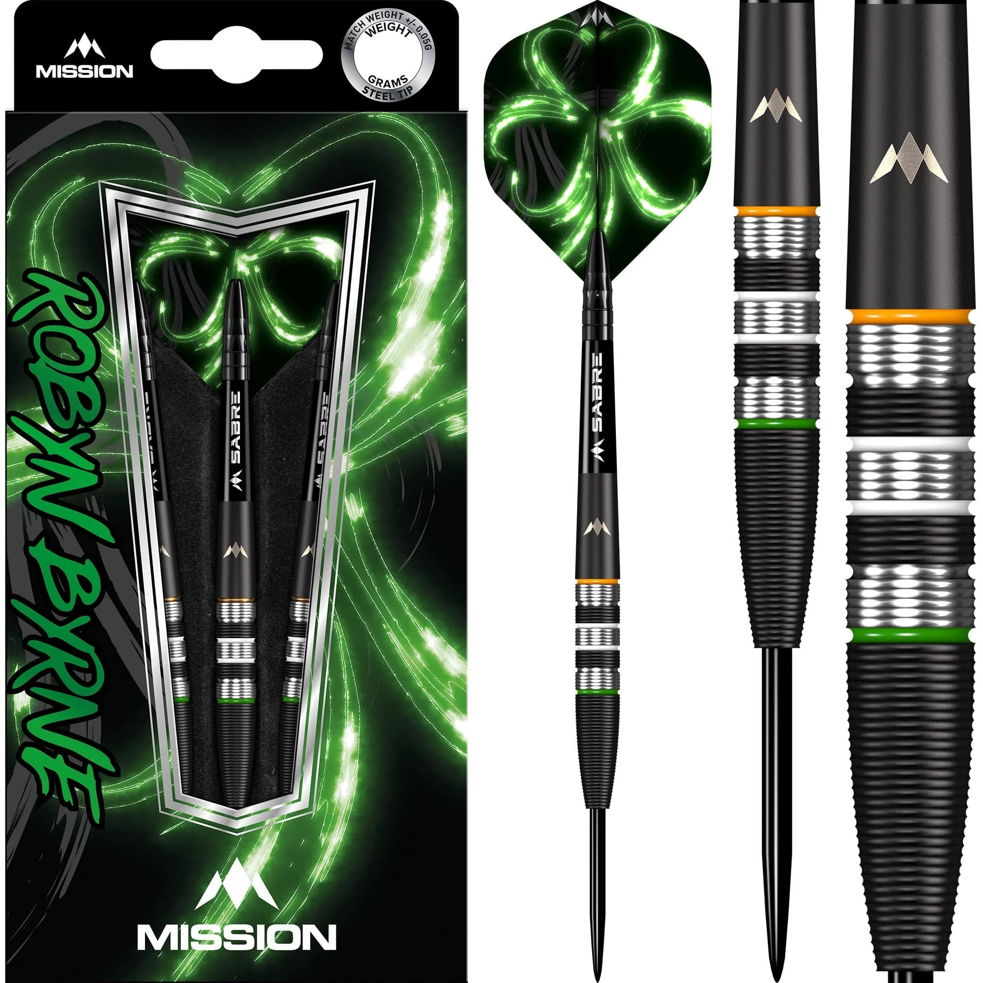 Mission Robyn Byrne Darts - Steel Tip - 90% - Black Titanium - Image 5