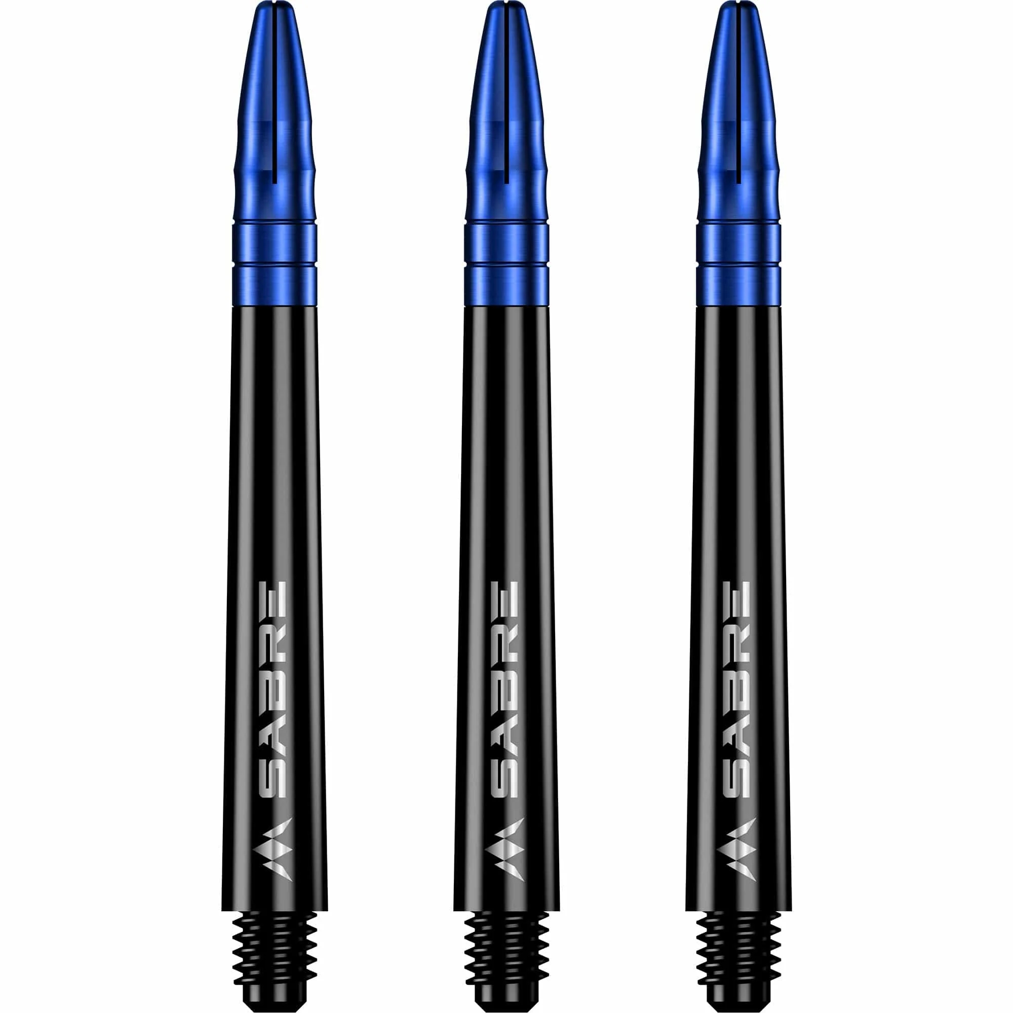 *Mission Sabre Shafts - Polycarbonate Dart Stems - Black - Blue Top - Image 2