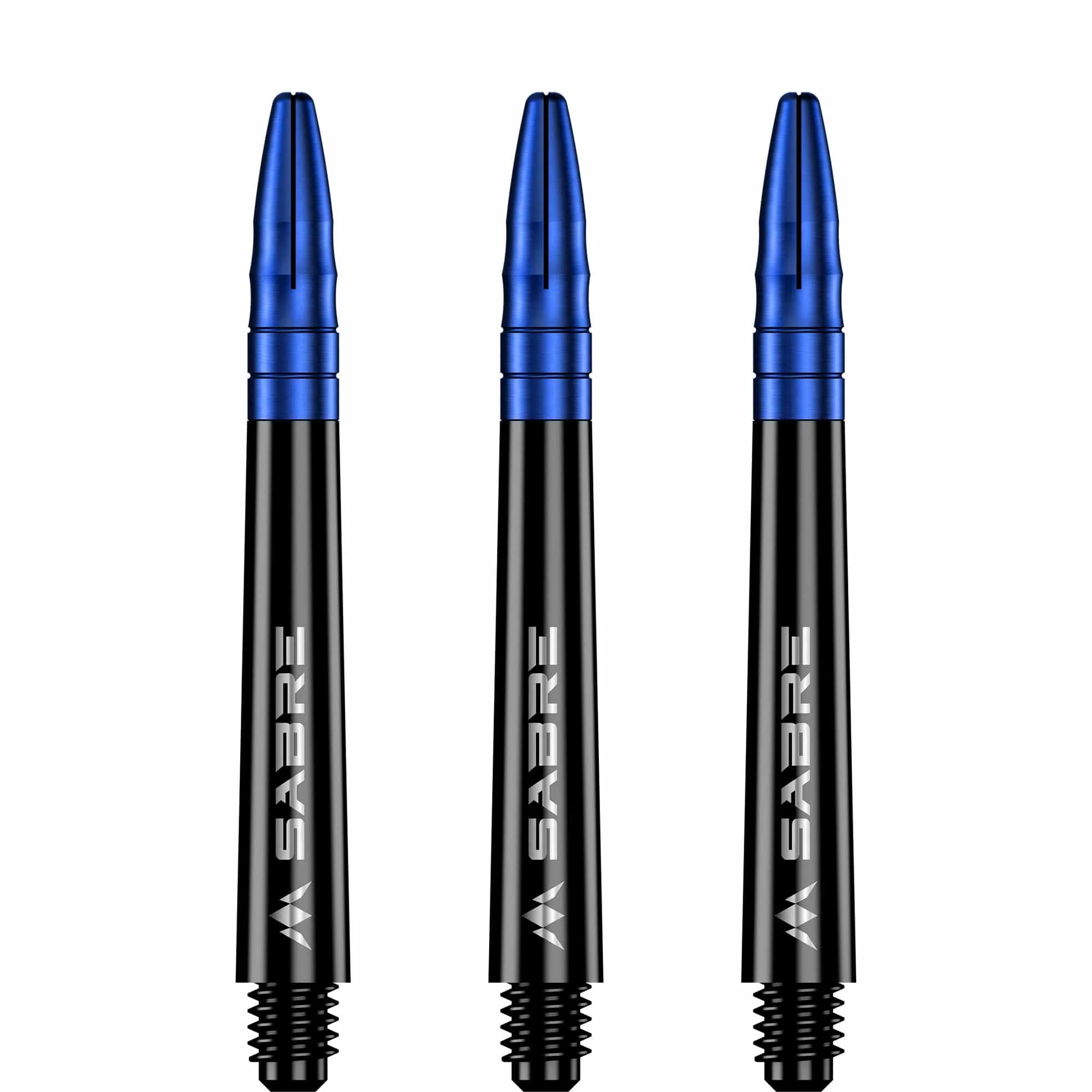 *Mission Sabre Shafts - Polycarbonate Dart Stems - Black - Blue Top - Image 3