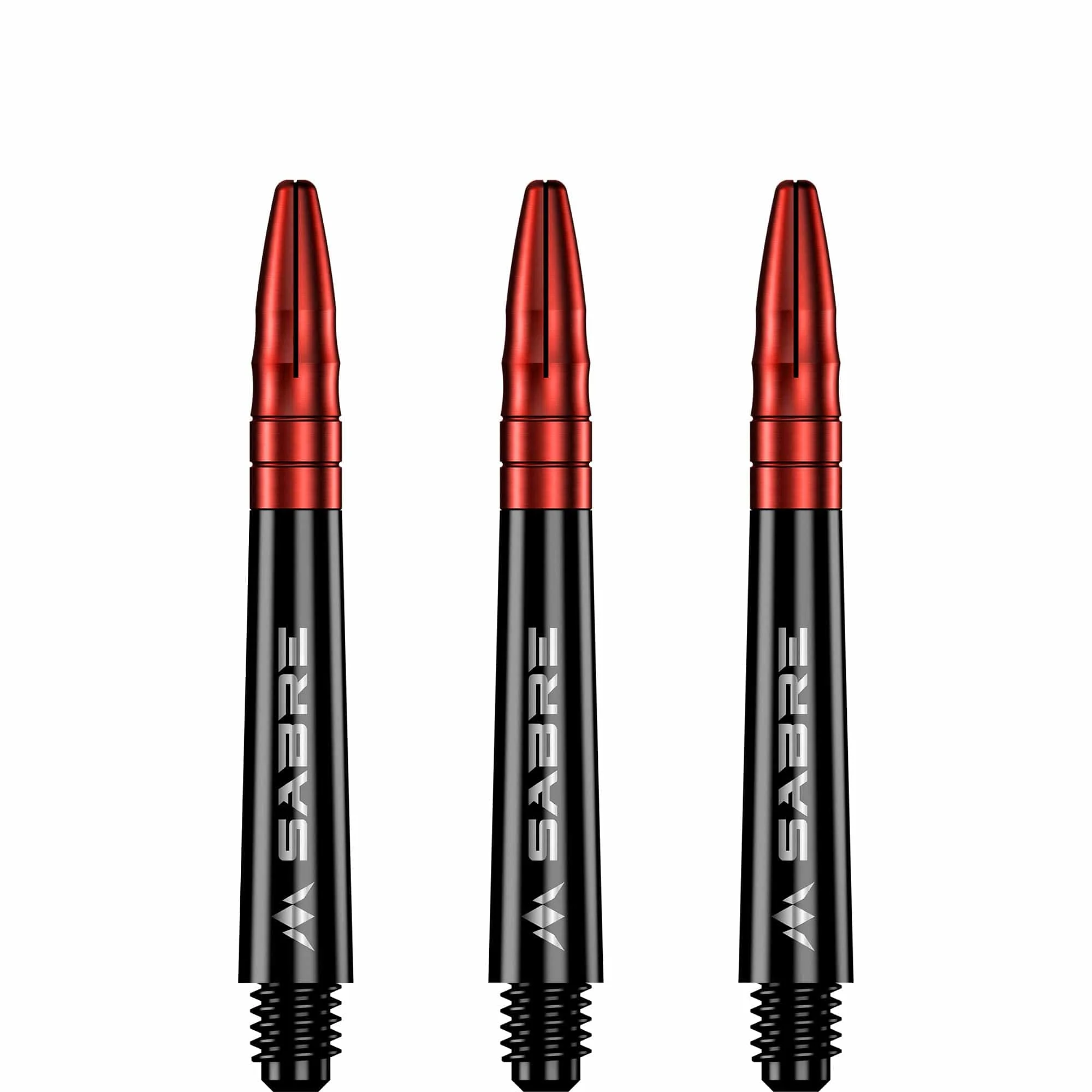 *Mission Sabre Shafts - Polycarbonate Dart Stems - Black - Red Top - Image 4