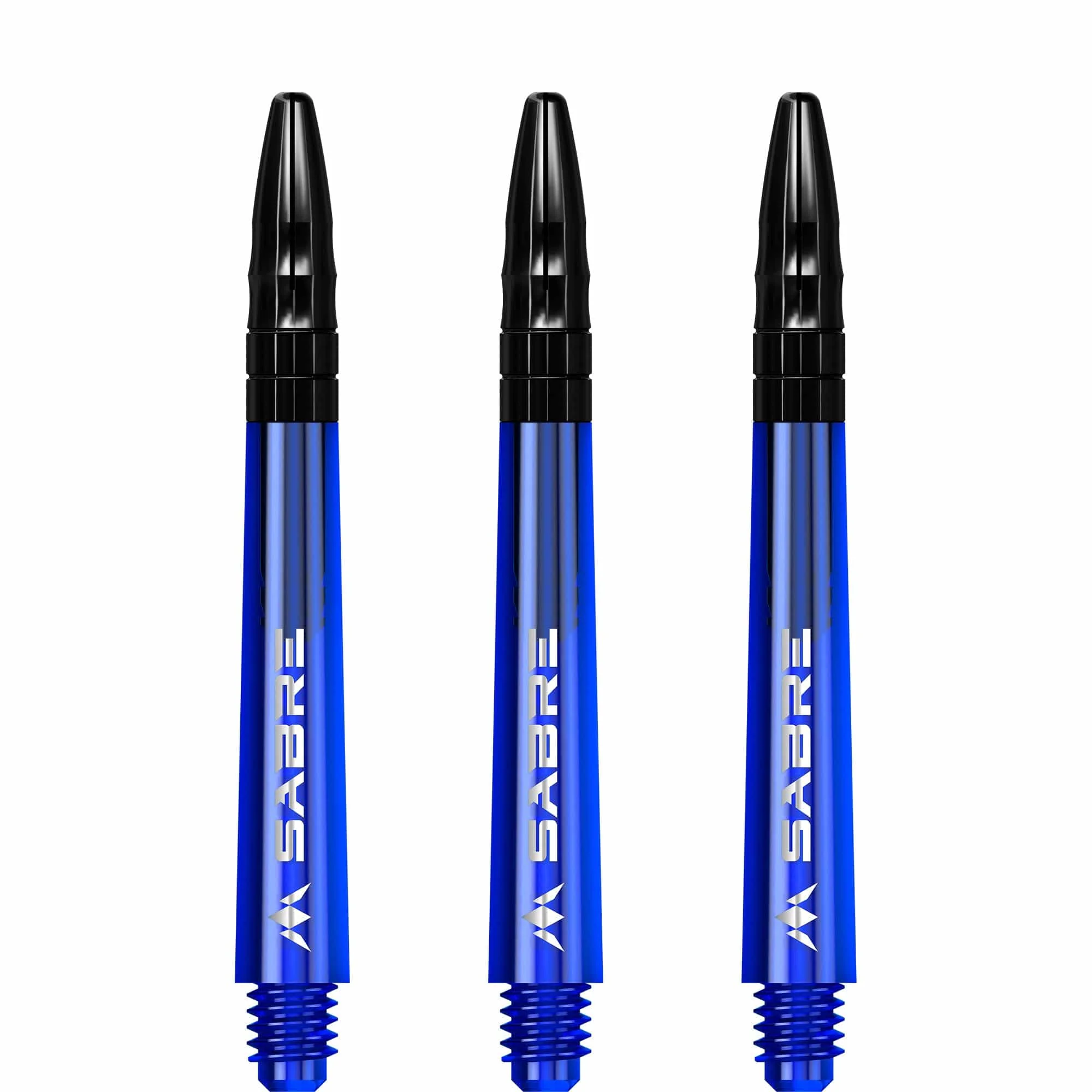 *Mission Sabre Shafts - Polycarbonate Dart Stems - Blue - Black Top - Image 3