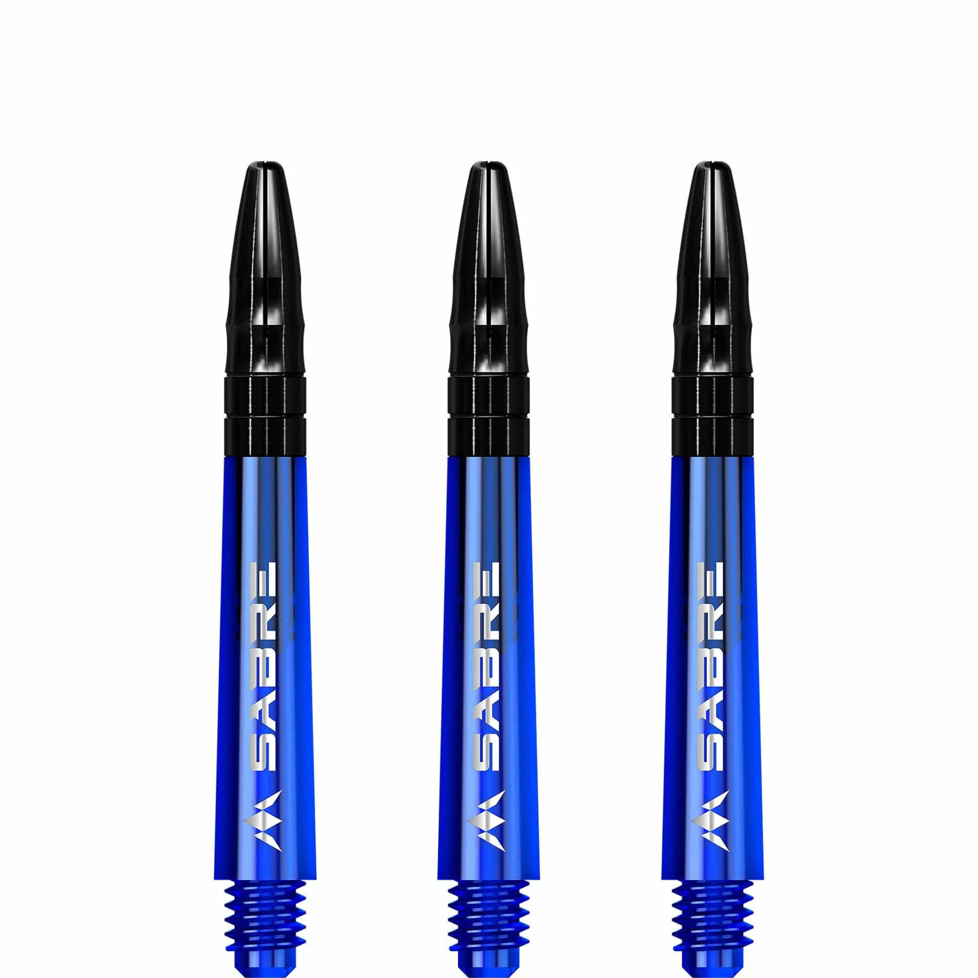 *Mission Sabre Shafts - Polycarbonate Dart Stems - Blue - Black Top - Image 4