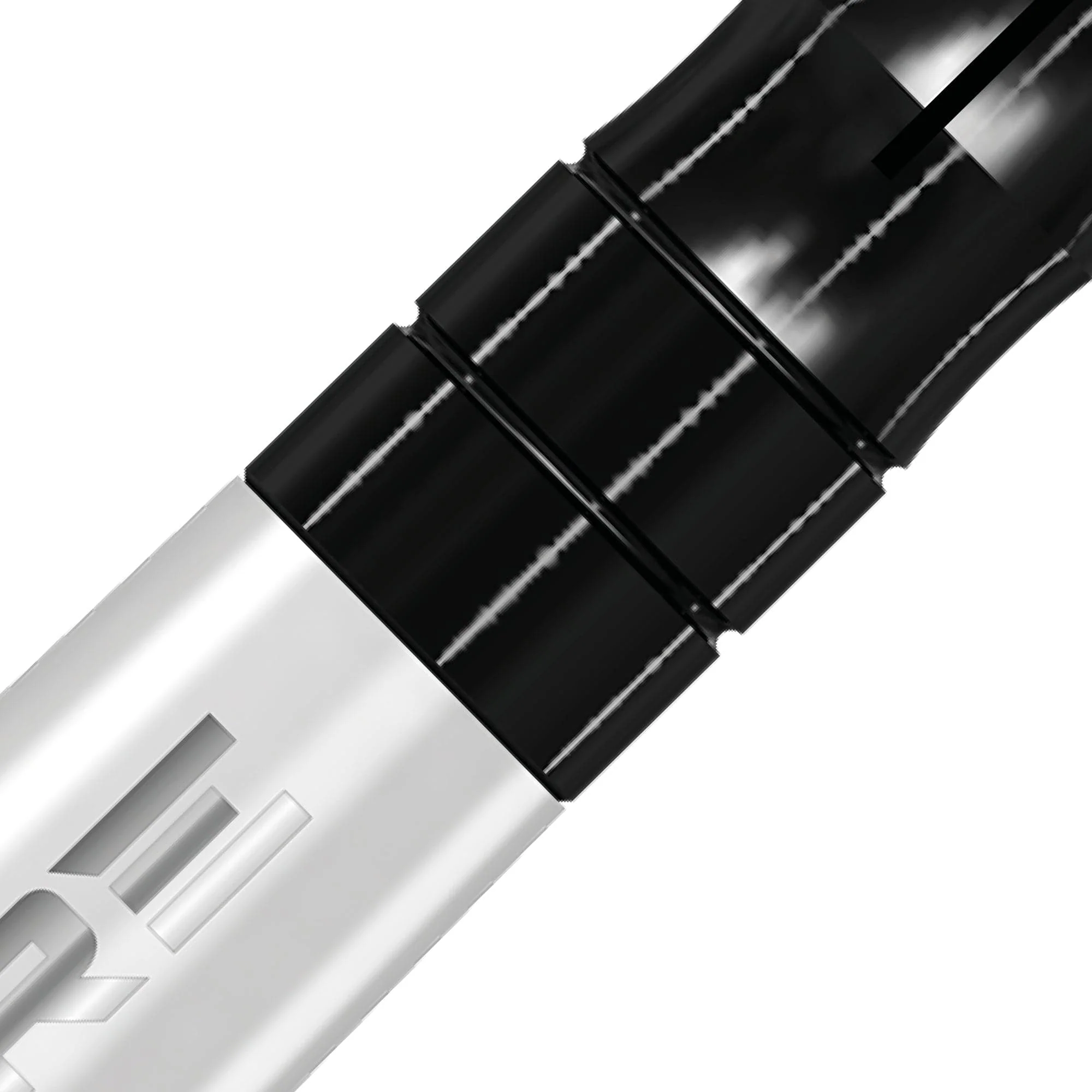 *Mission Sabre Shafts - Polycarbonate Dart Stems - White - Black Top - Image 11