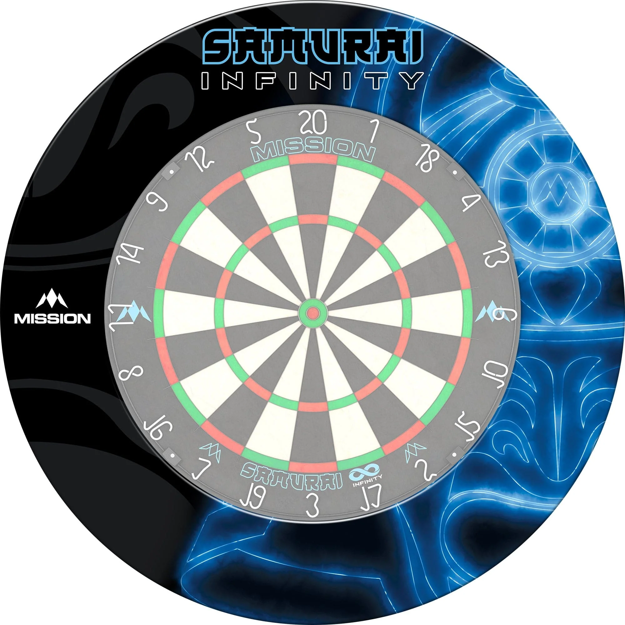Mission Samurai Infinity Professional Dartboard Surround - Blue - Image 4