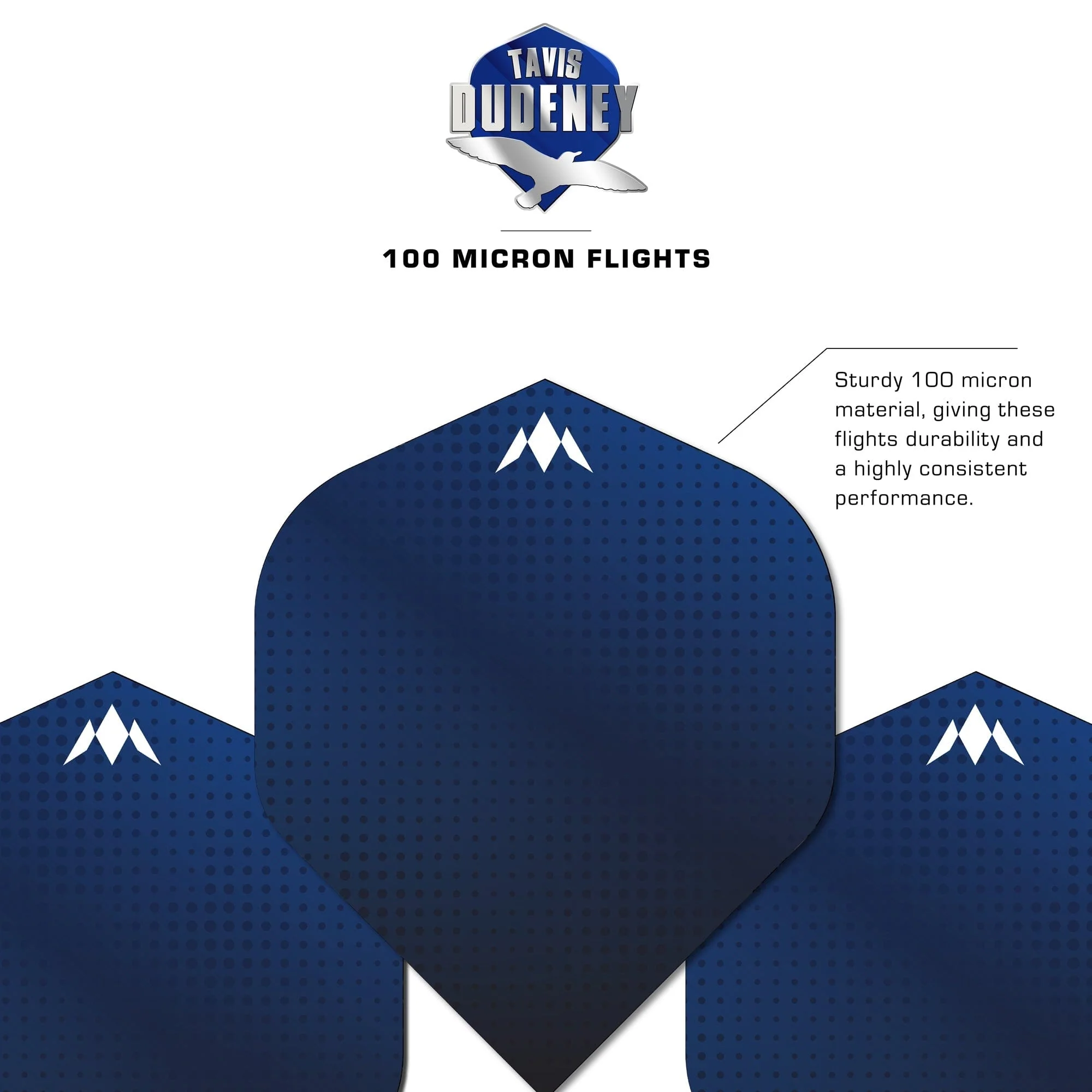 Mission Solo Dart Flights - 100 Micron - Std - No2 - Tavis Dudeney - Image 3